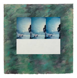Ned Evans (American, b. 1950) Untitled, 1978: Ned Evans (American, b. 1950) Untitled, 1978 collage signed N Evans and dated (lower right) 19 x 18 1/2 inches. Provenance: Joyce Hunsaker and Associates, Los Angeles Property from a Corporate Art Col