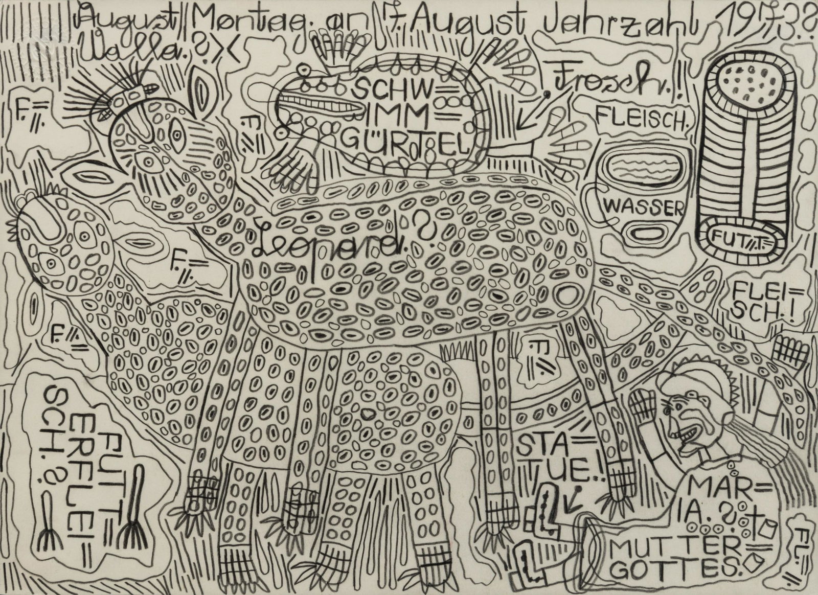 August Walla (Austrian, 1936-2001) Untitled, 1973 (1 of 1)