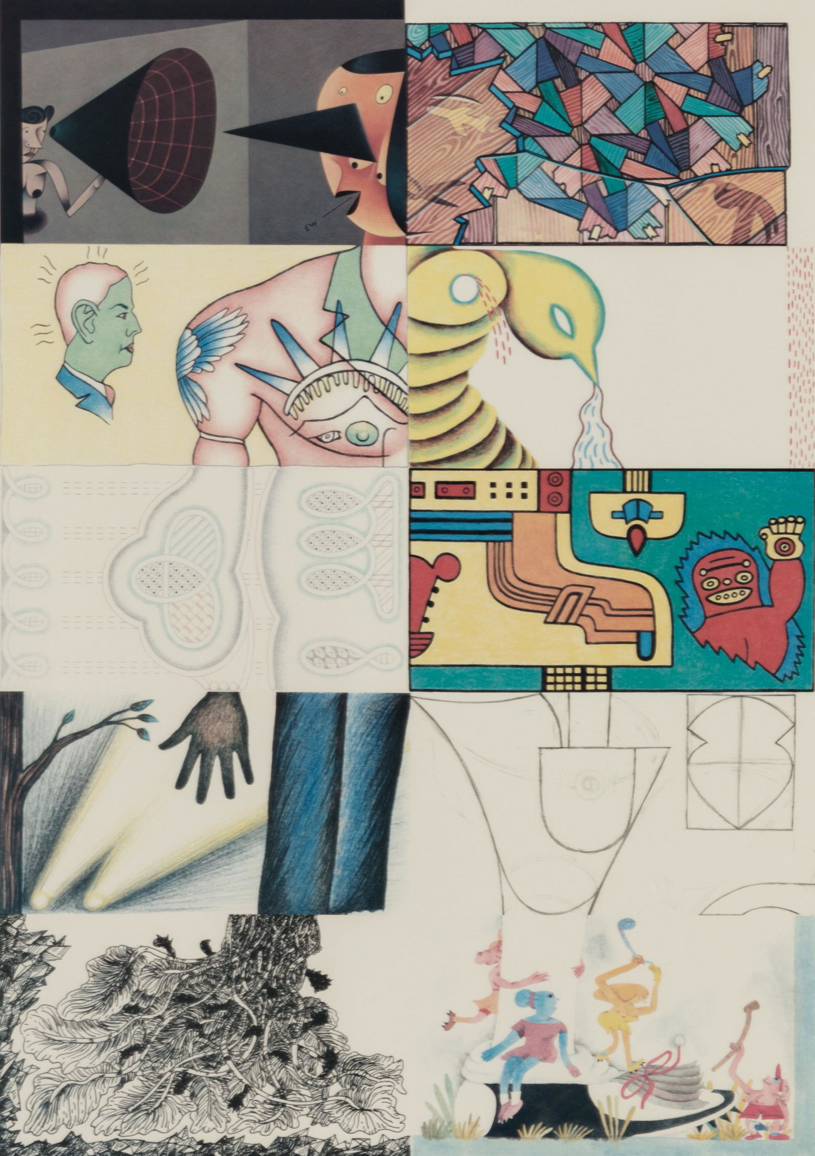 Various Artists (Jim Nutt, Art Green, Ed Paschke, (1 of 4)