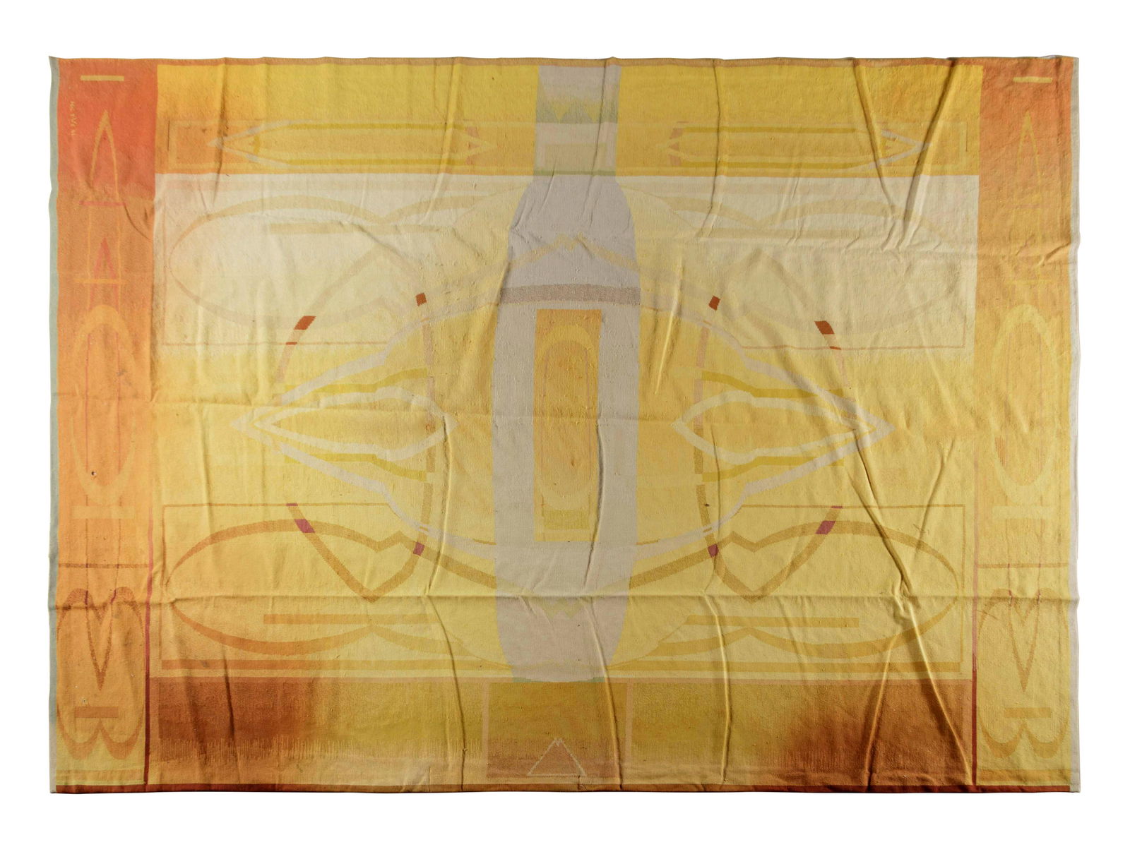 Modernist  Late 20th Century Needlepoint Rug (1 of 1)