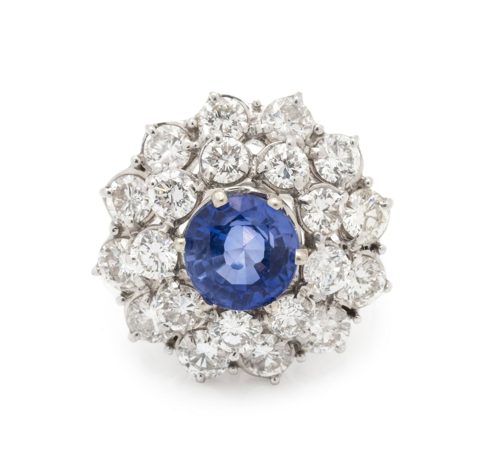 SAPPHIRE AND DIAMOND RING (1 of 3)
