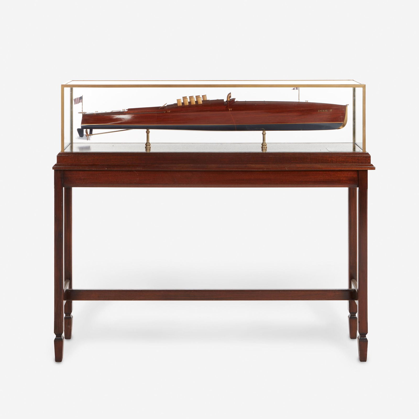 Scale wood model of the power boat Dixie II, Lannan (1 of 4)