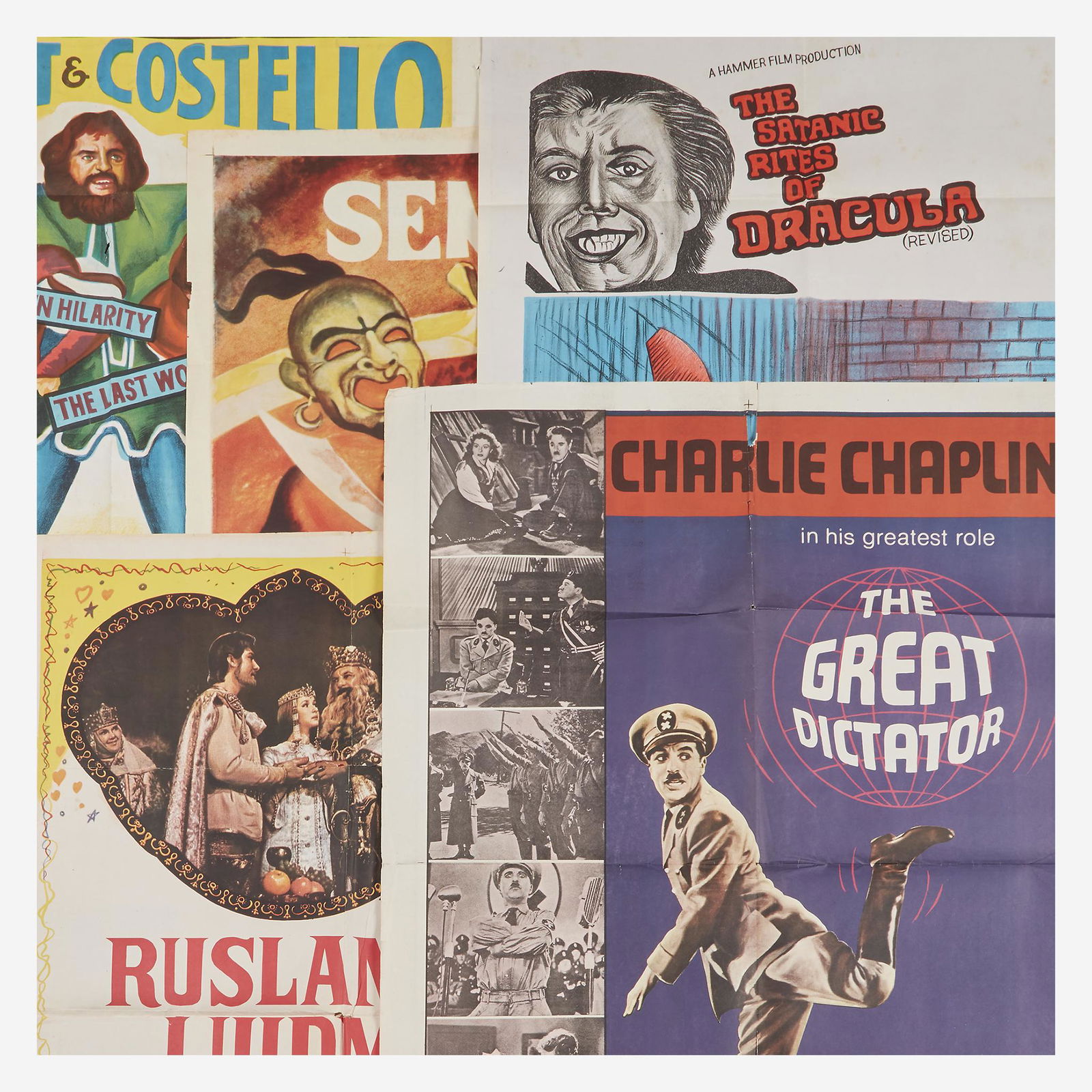 Group of twelve movie posters, 20th century (1 of 6)