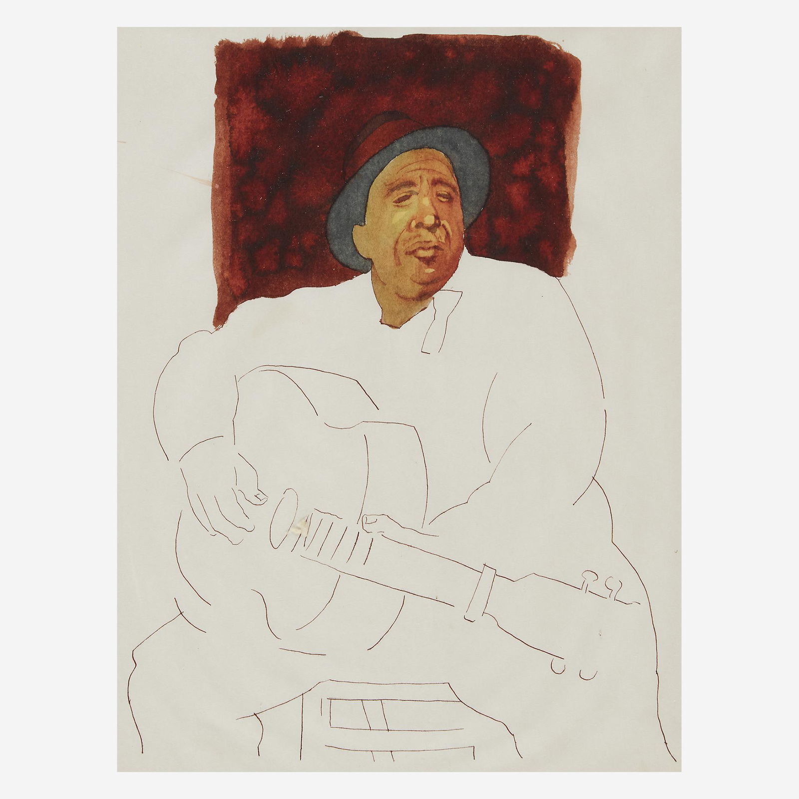 Milton Glaser (1929-2020), Portrait of "Big Joe (1 of 1)