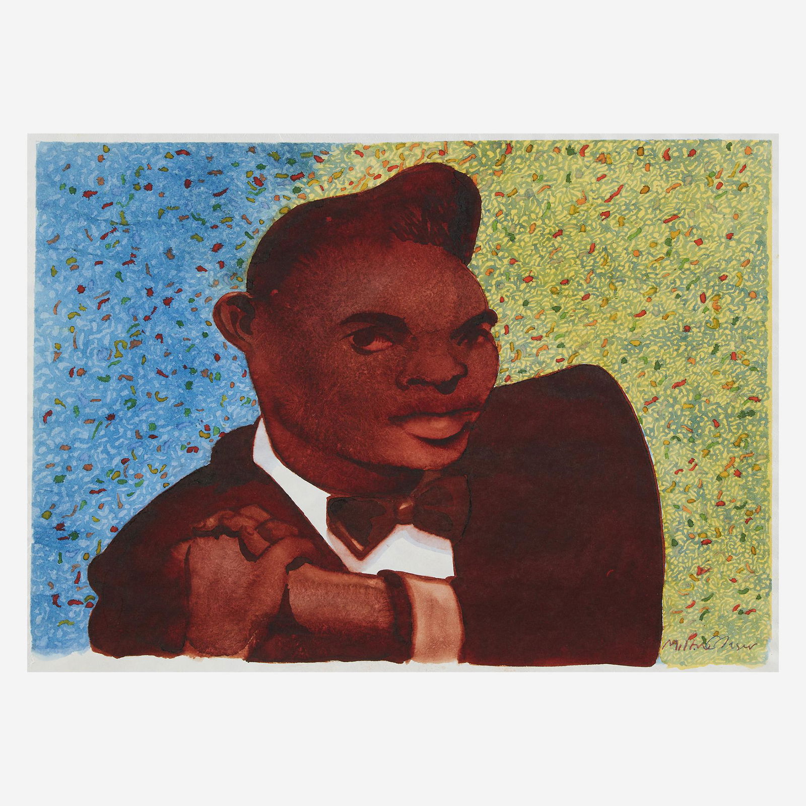 Milton Glaser (1929-2020), Potrait of Chuck Jackson (b. (1 of 1)