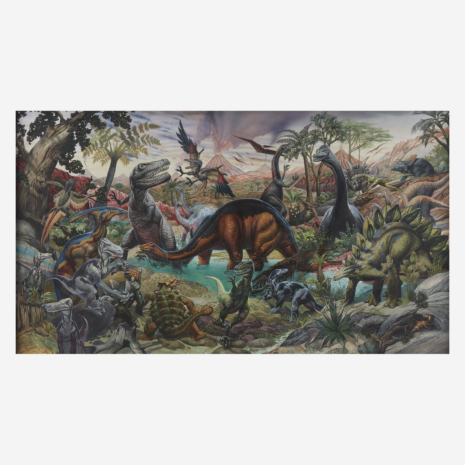 David B. McMacken (b. 1945 ?), Dinosaur, dated "1992" (1 of 1)