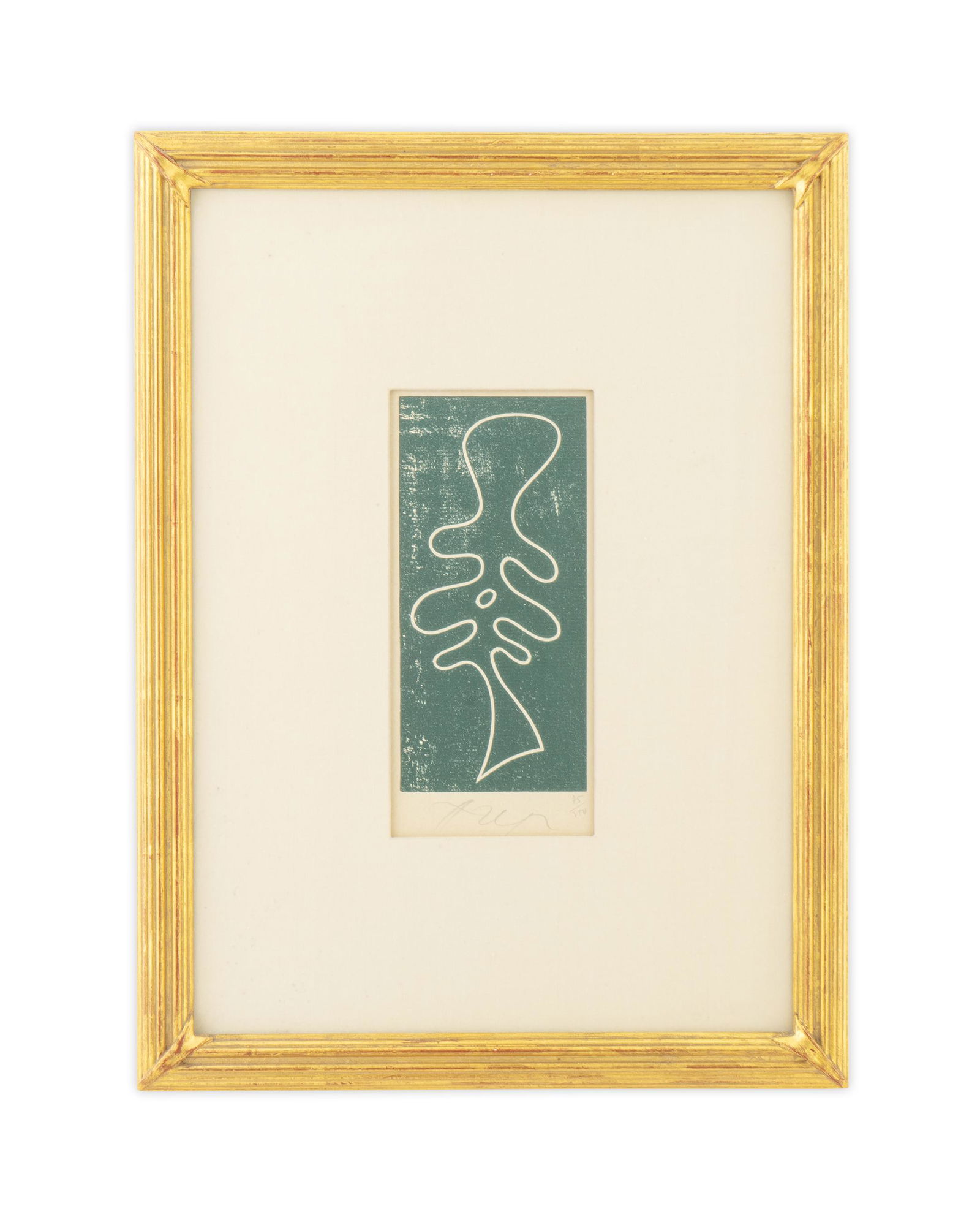 Jean Arp (French/German, 1886-1966) Torse-feuille, 1951 (1 of 2)