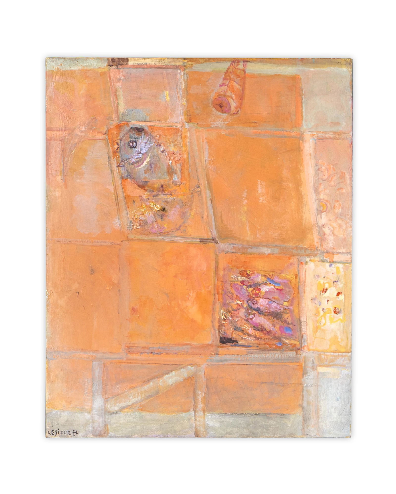 Pierre Lesieur (French, 1922-2011) Composition Rose (1 of 2)