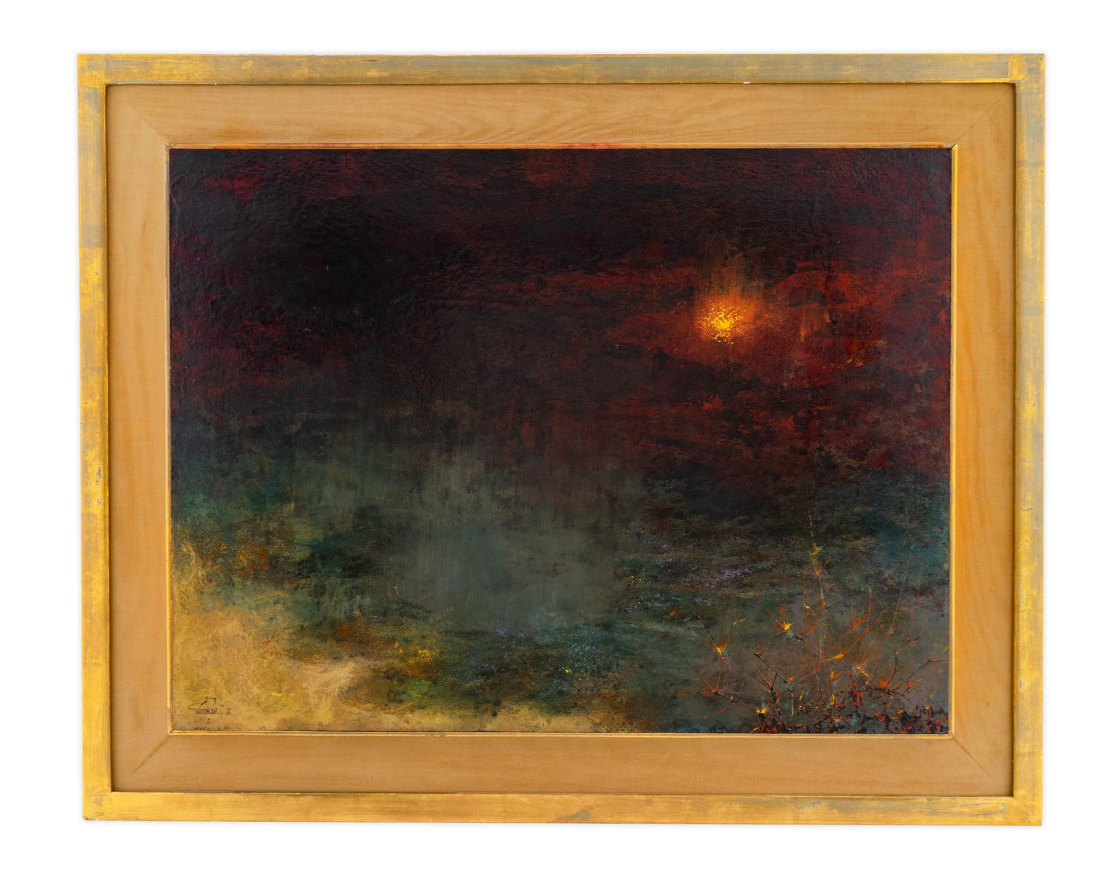 Leonardo Nierman (Mexican, b. 1932) Atardecer (Sunset) (1 of 2)