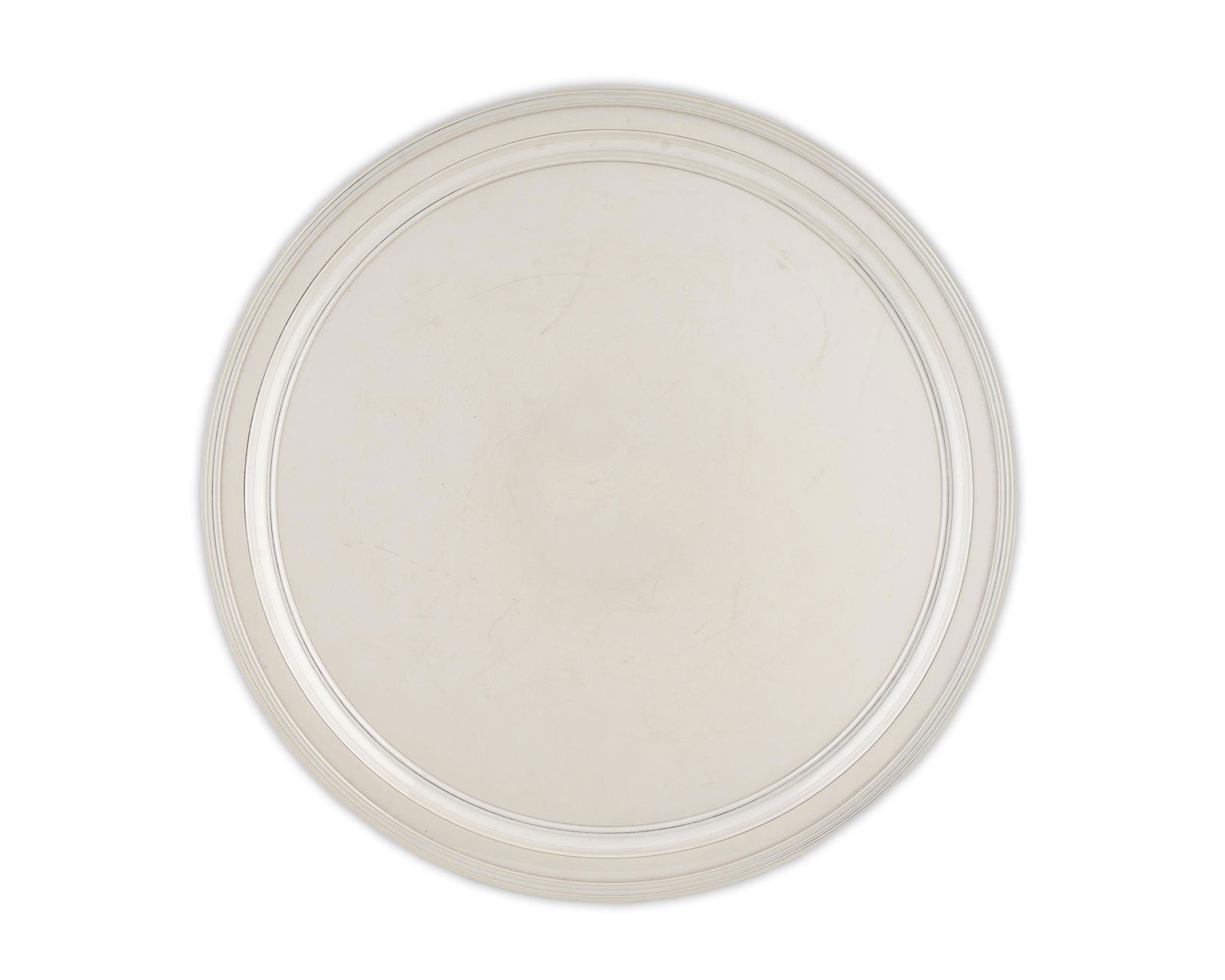 An American Silver Circular Tray Diameter 13 1/2 (1 of 1)