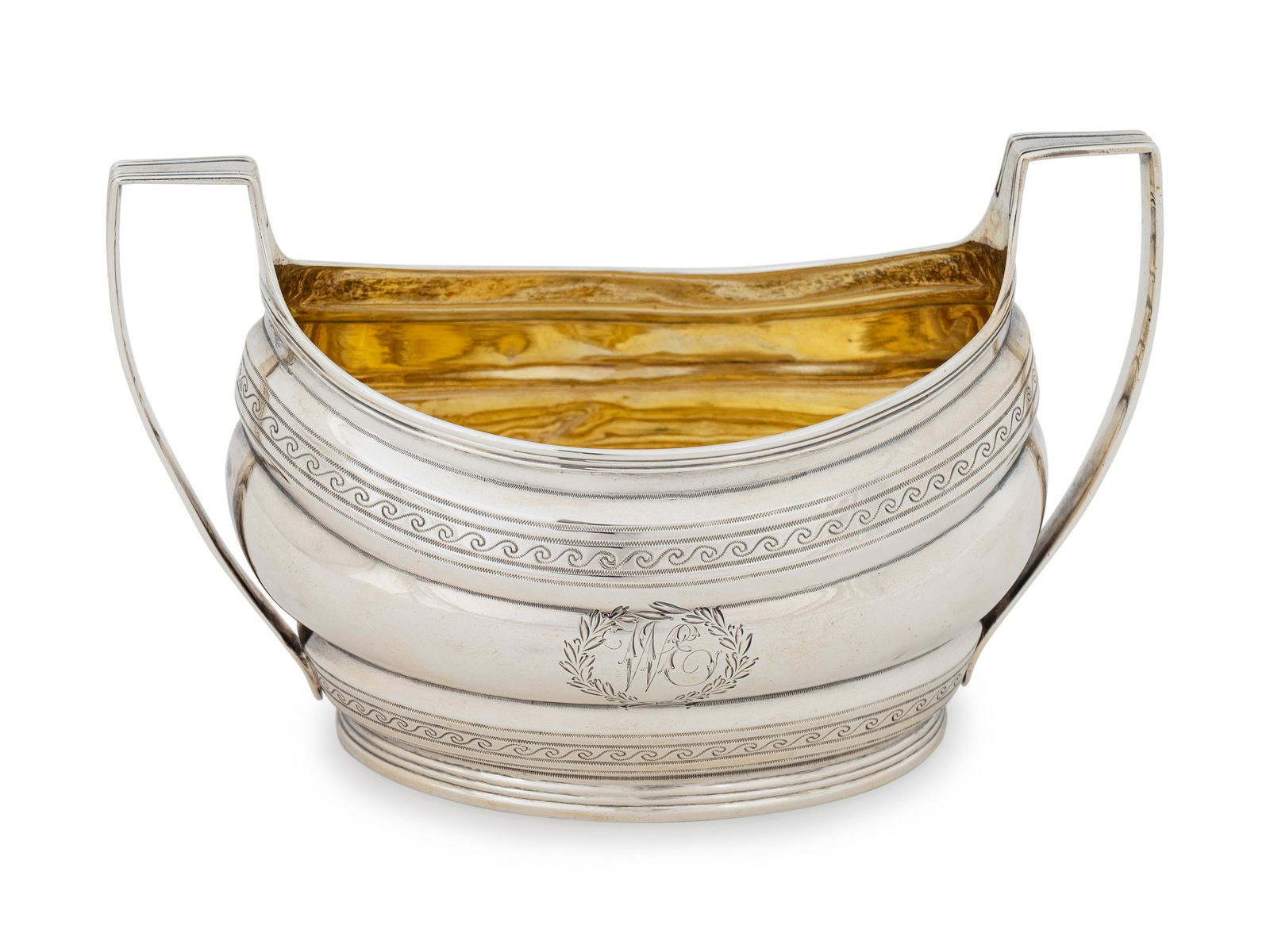 A George III Silver Open Sugar Height 4 1/4 x width 7 x (1 of 1)