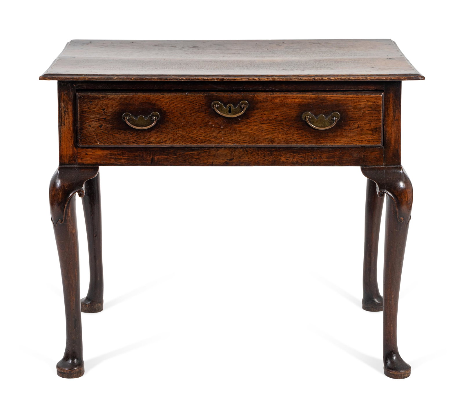 A George III Provincial Oak Side Table Height 28 x (1 of 1)