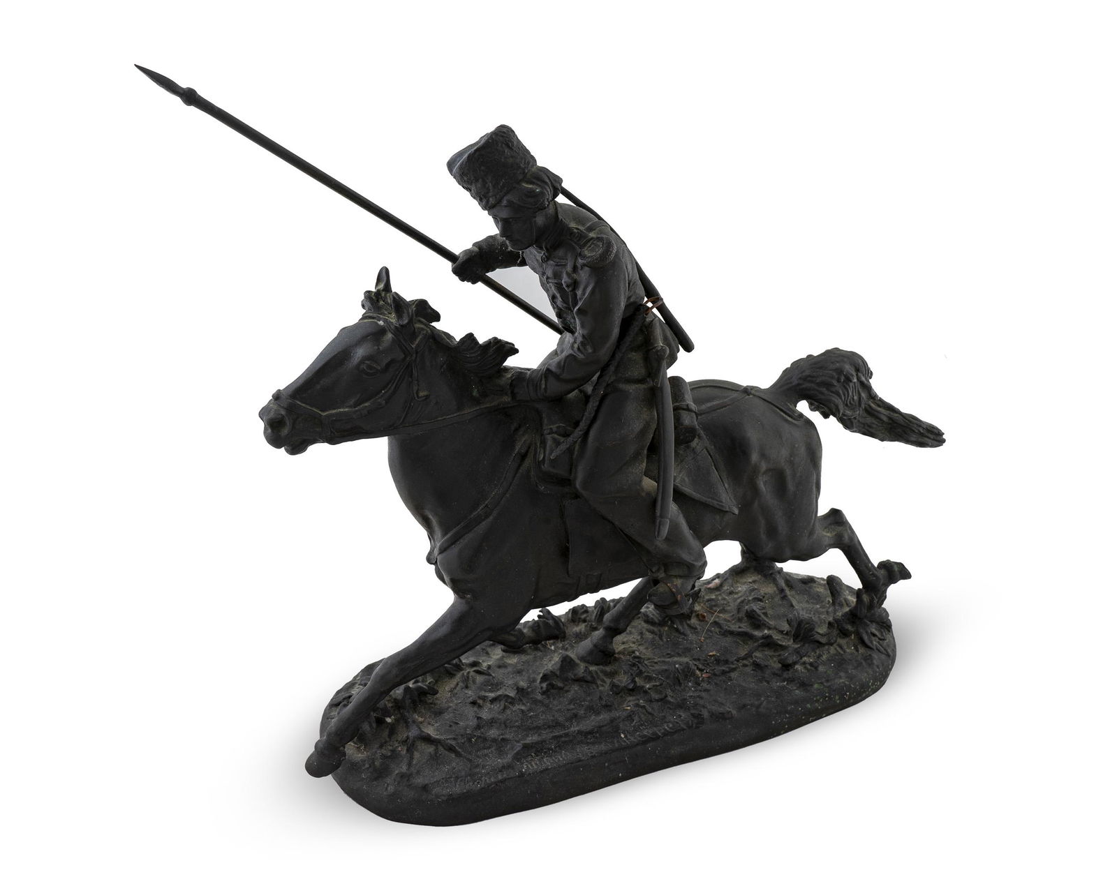 After Eugene Lanceray (20th Century) Cossack on (1 of 2)