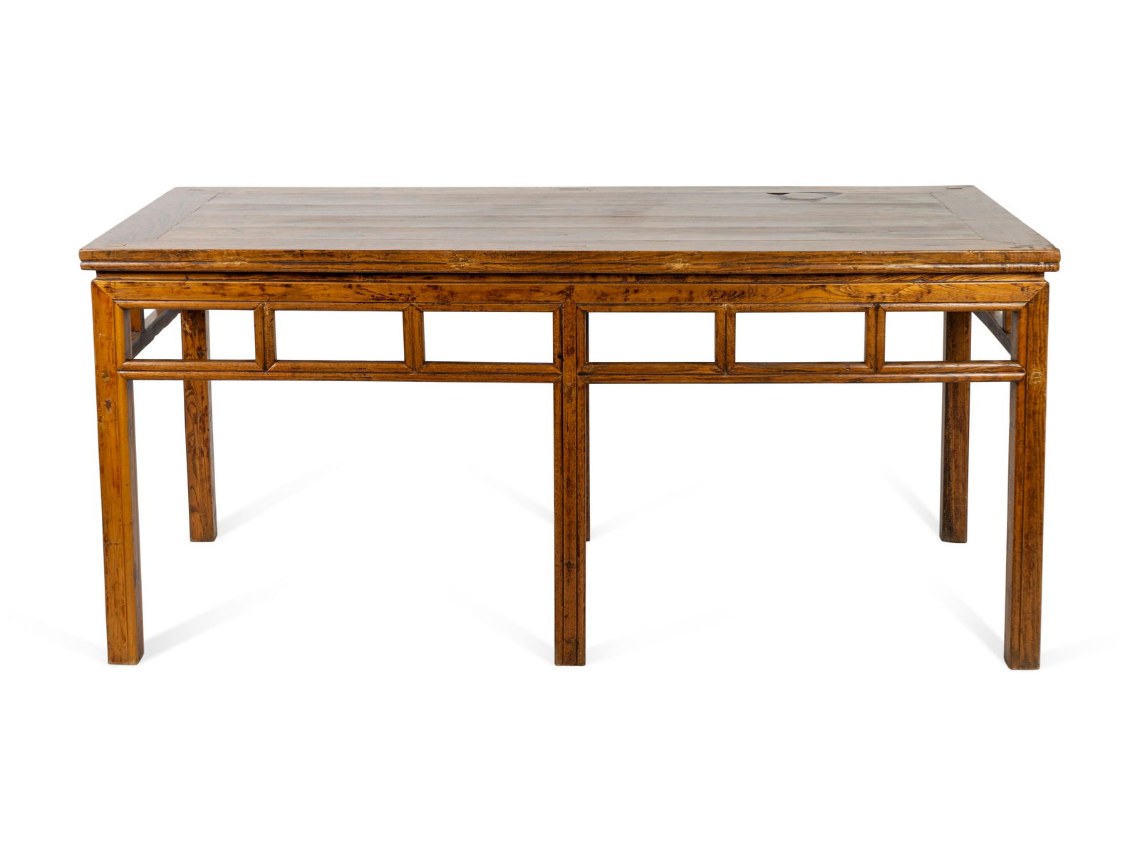 A Chinese Elmwood Table Height 32 x length 70 x depth (1 of 1)