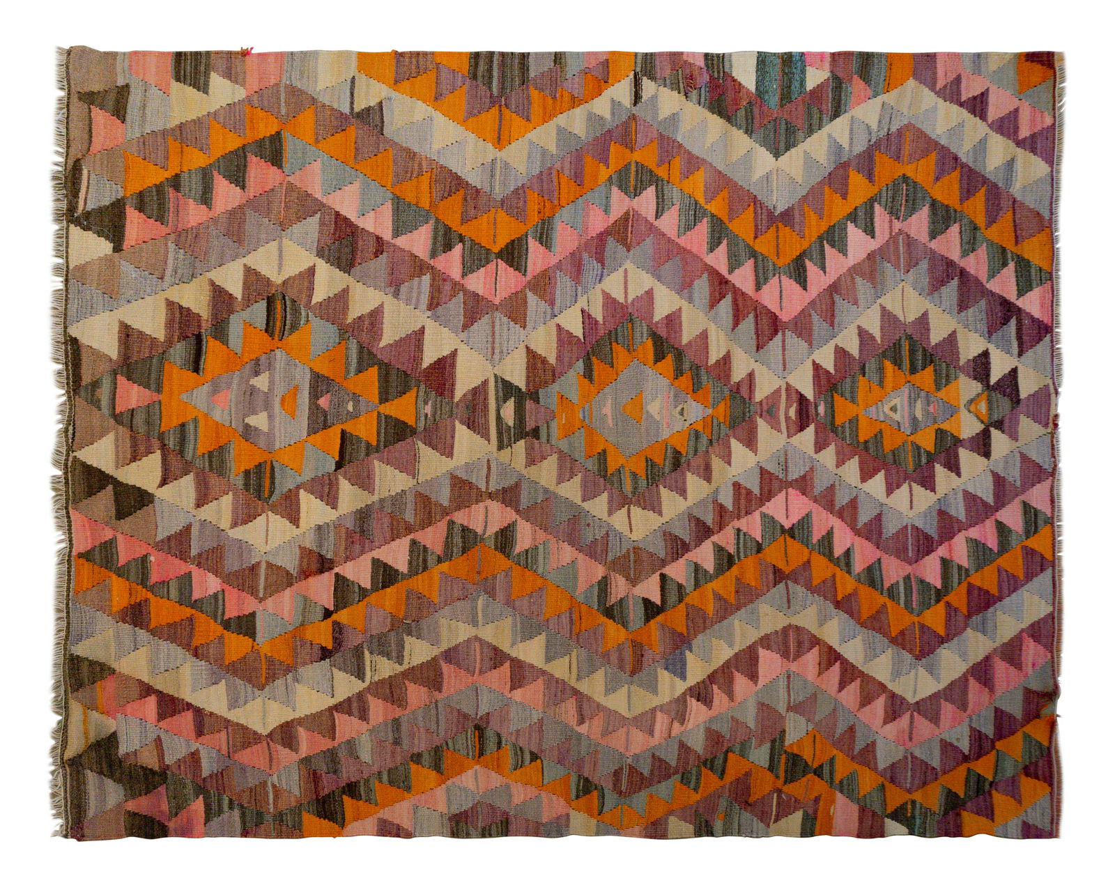 A Kilim Wool Rug 7 feet x 5 feet 4 inches. (1 of 1)