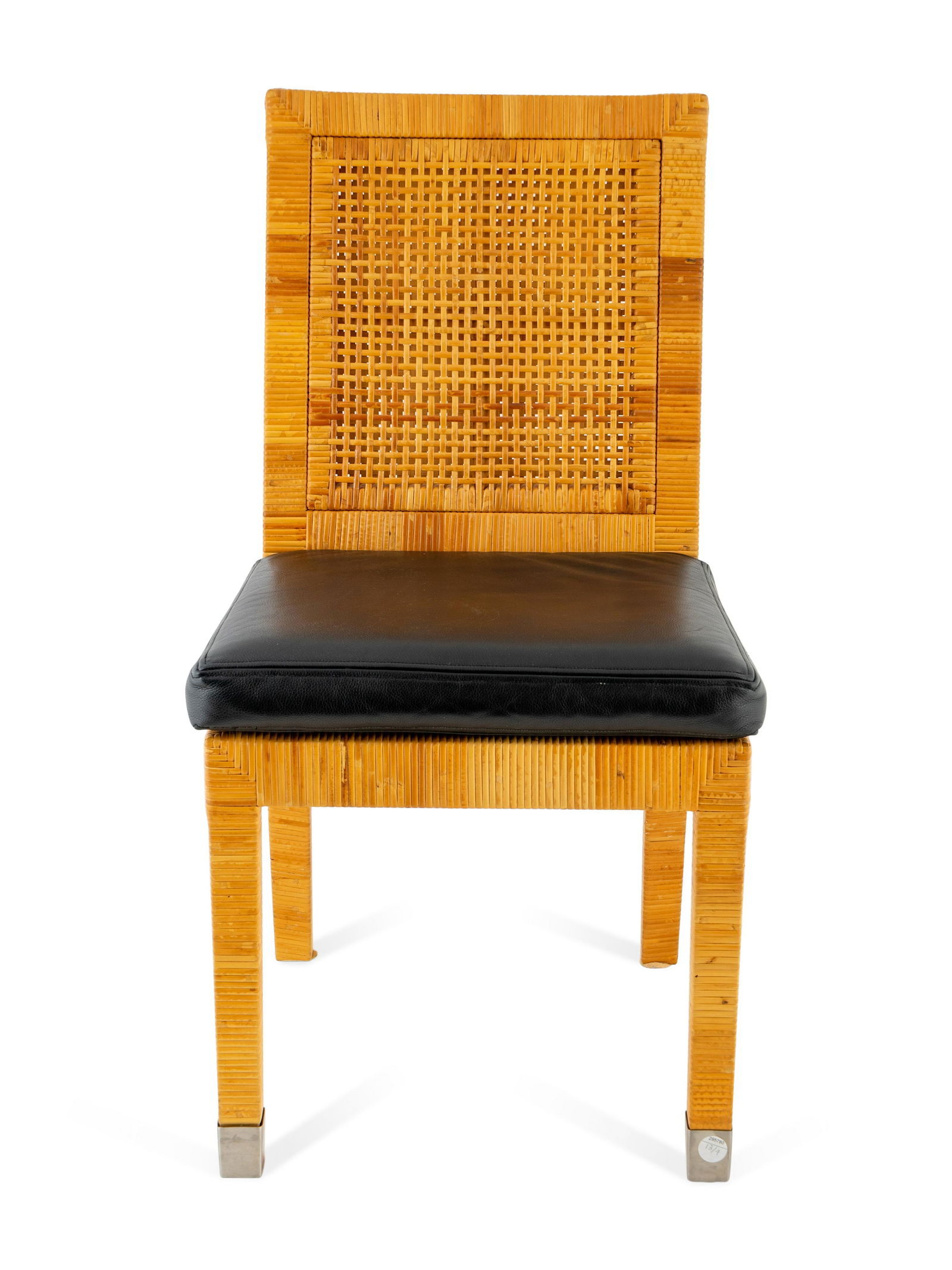 A Set of Four Contemporary Rattan Dining Chairs (1 of 3)