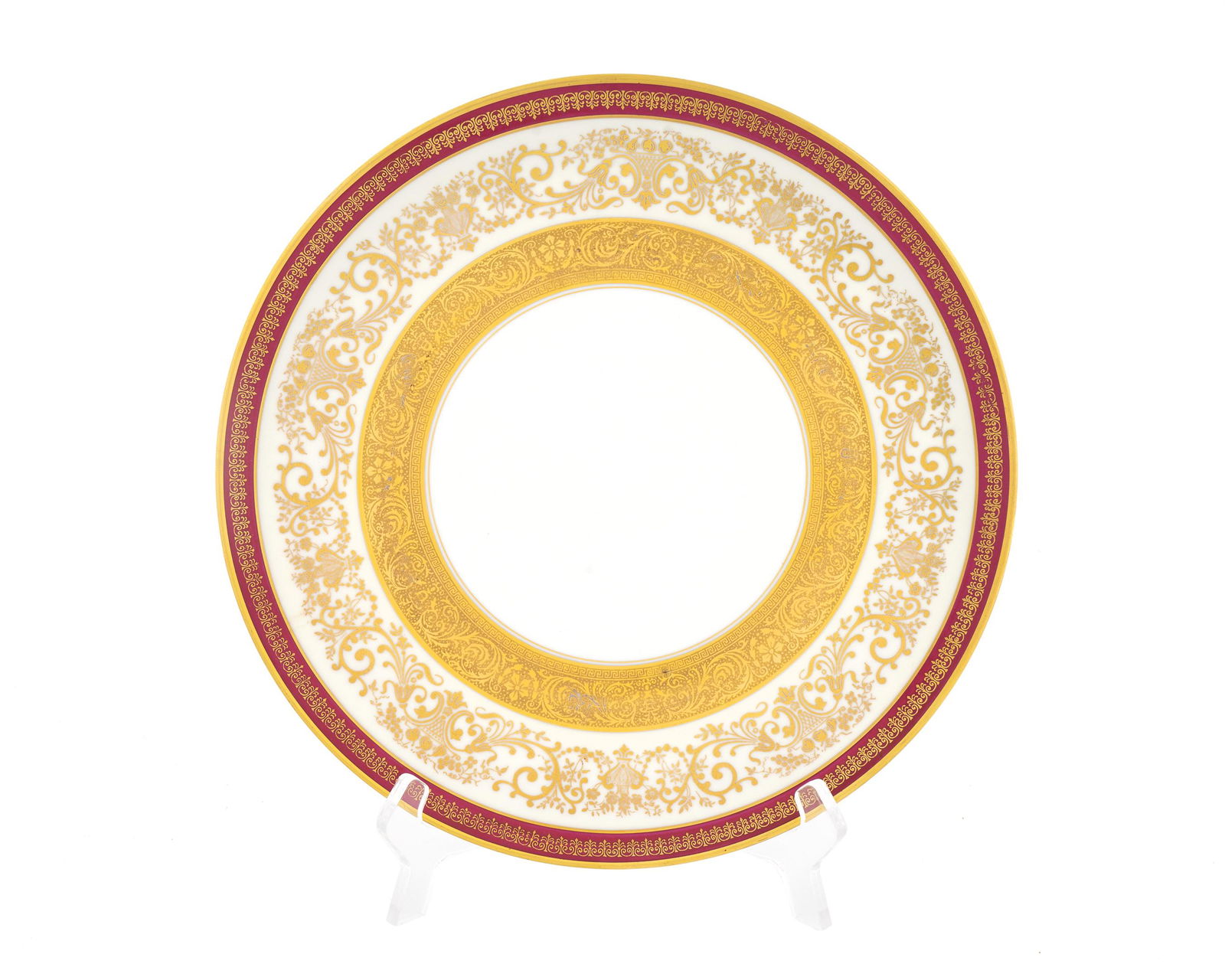 A Set of Twelve Czech Gilt-Decorated Porcelain Service (1 of 1)