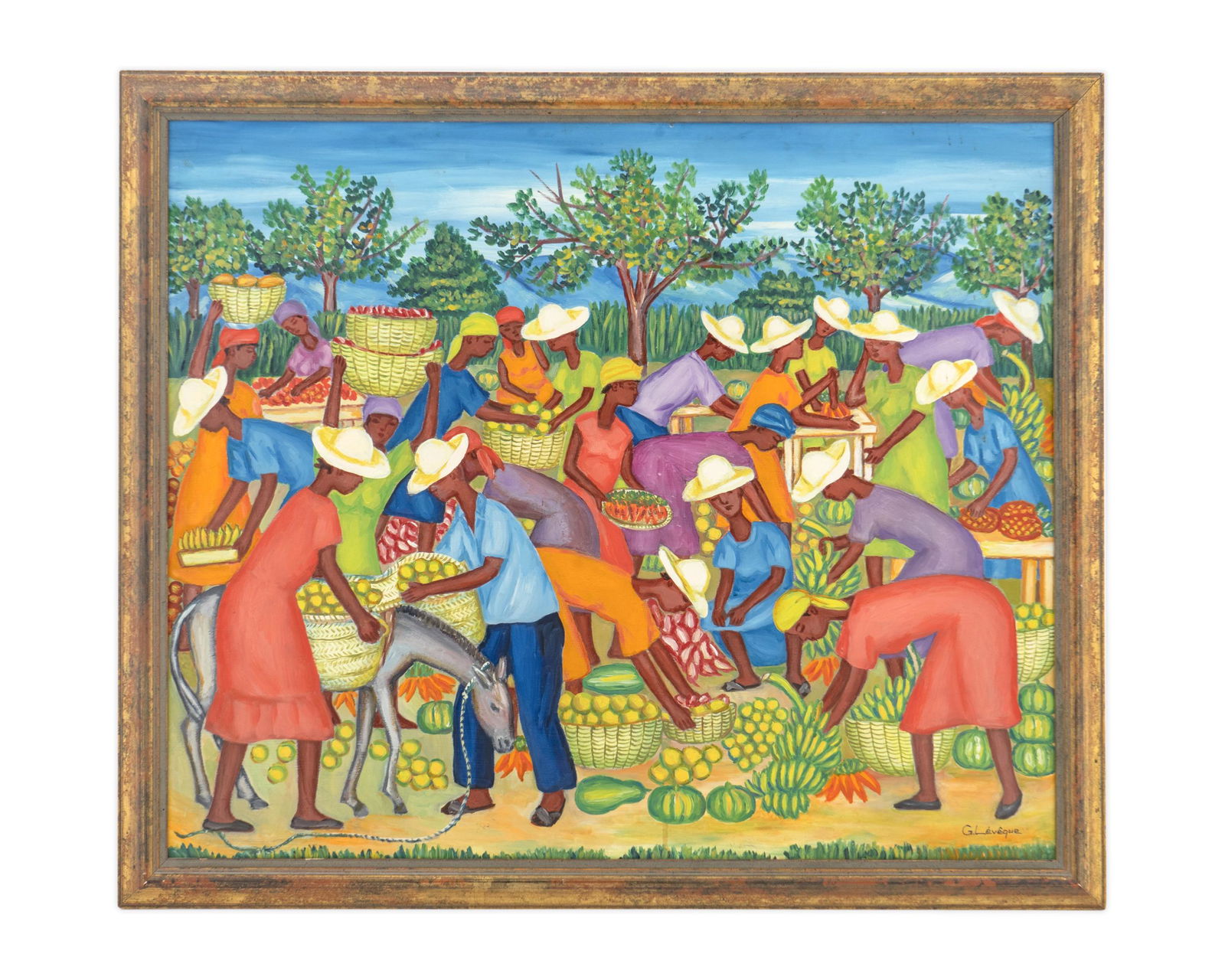 Gabriel Leveque (Haitian, b. 1923) Untitled (1 of 2)