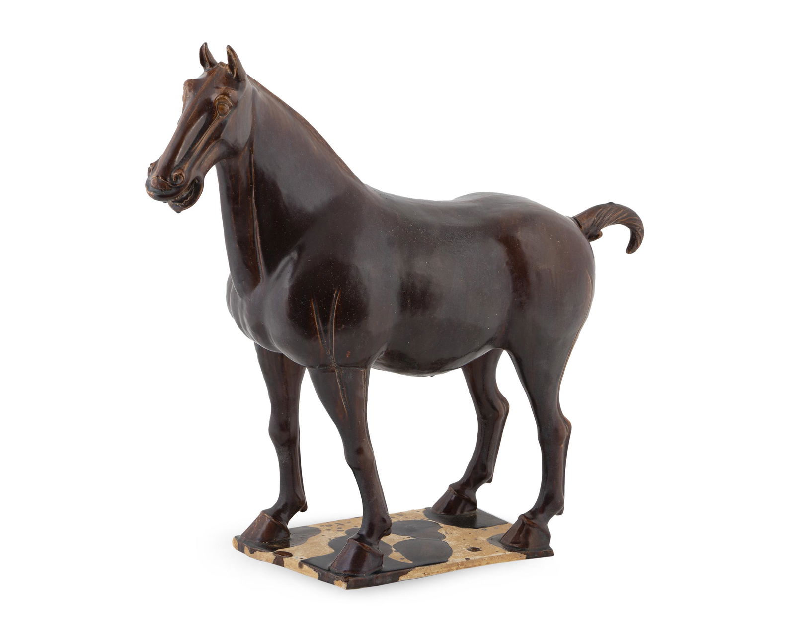 A Contemporary Tang Style Glazed Pottery Horse Height (1 of 1)