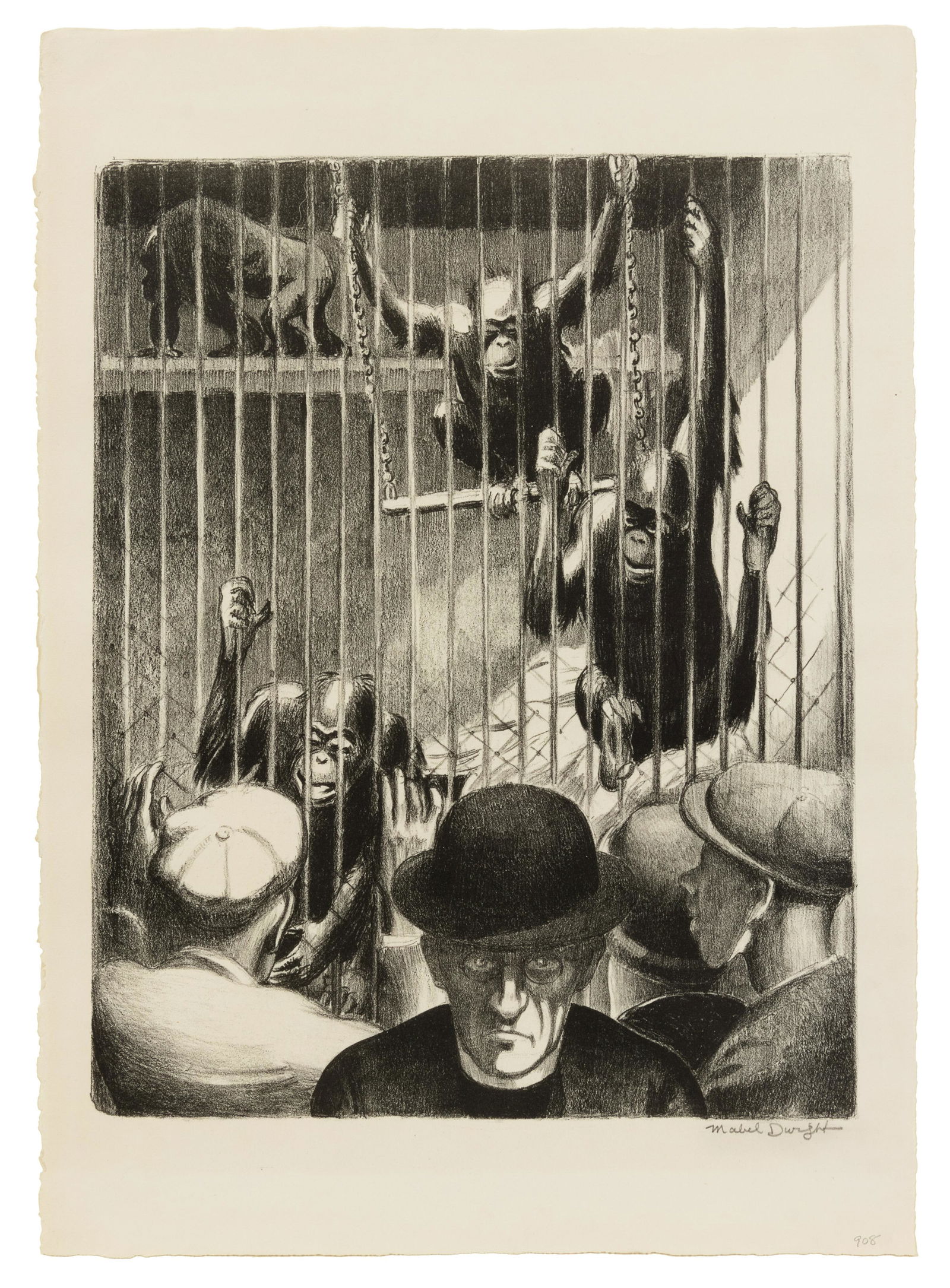 Mabel Dwight (American, 1876-1955) Brothers, 1928 (1 of 4)