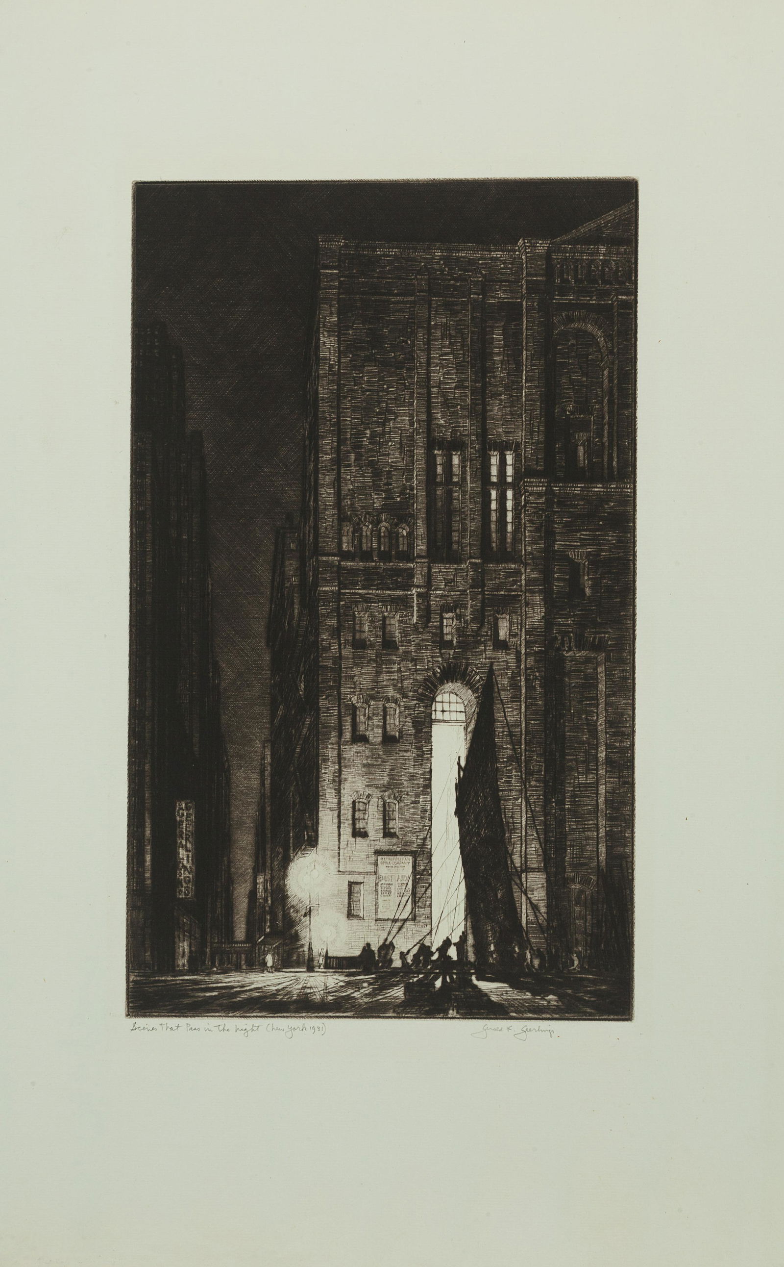 Gerald Kenneth Geerlings (American, 1897-1998) Scenes (1 of 4)