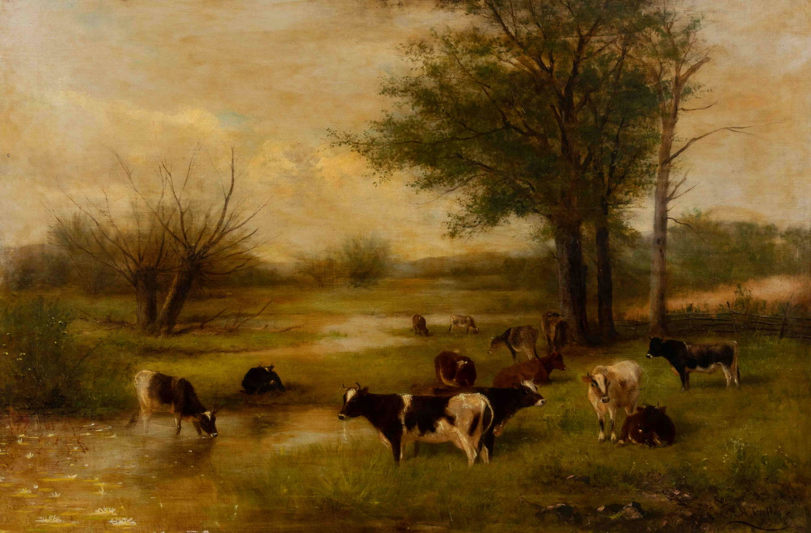 Newbold Hough Trotter (American, 1827-1898) Cows (1 of 5)