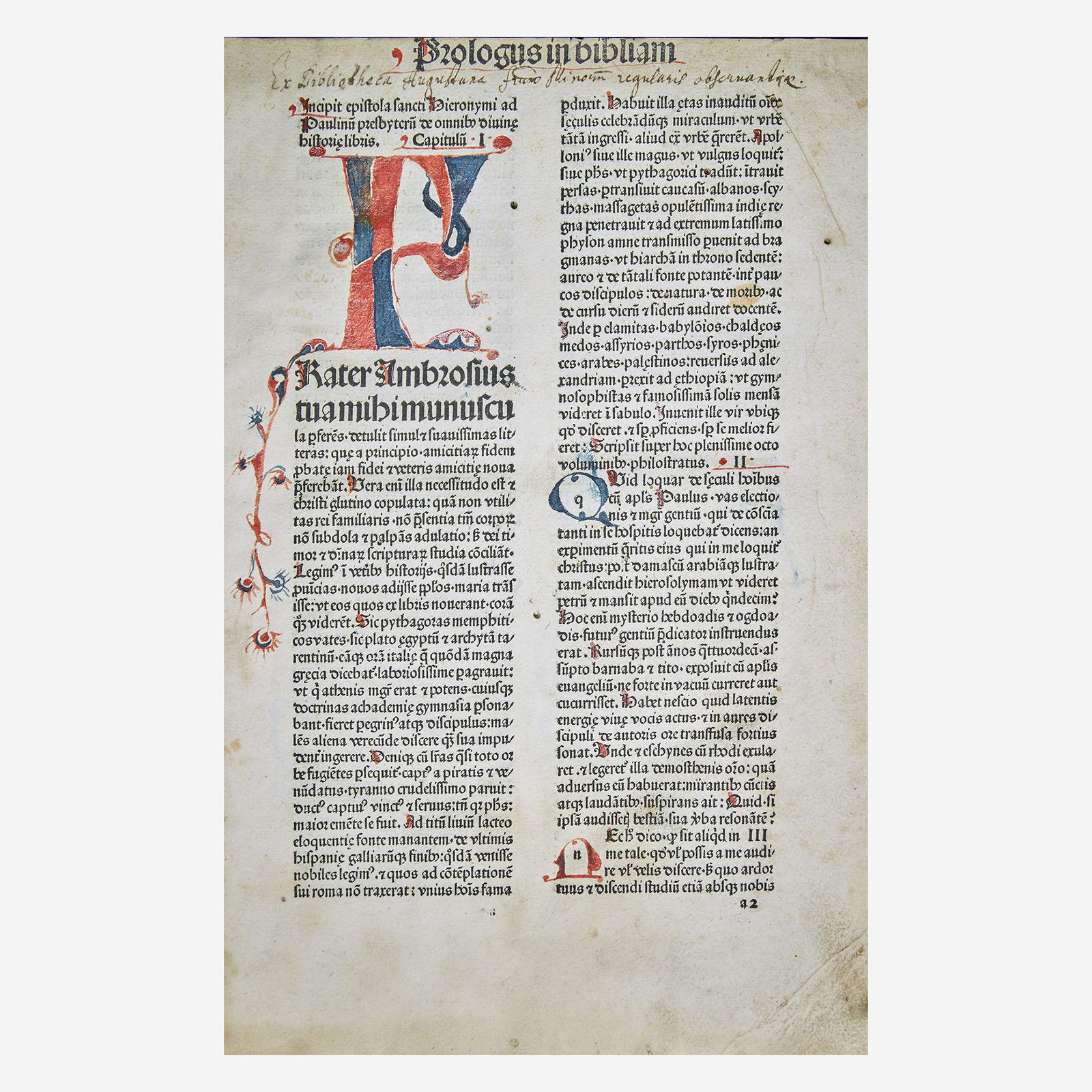 [Incunabula] Amerbach, Johann (printer), Biblia Latina (1 of 3)