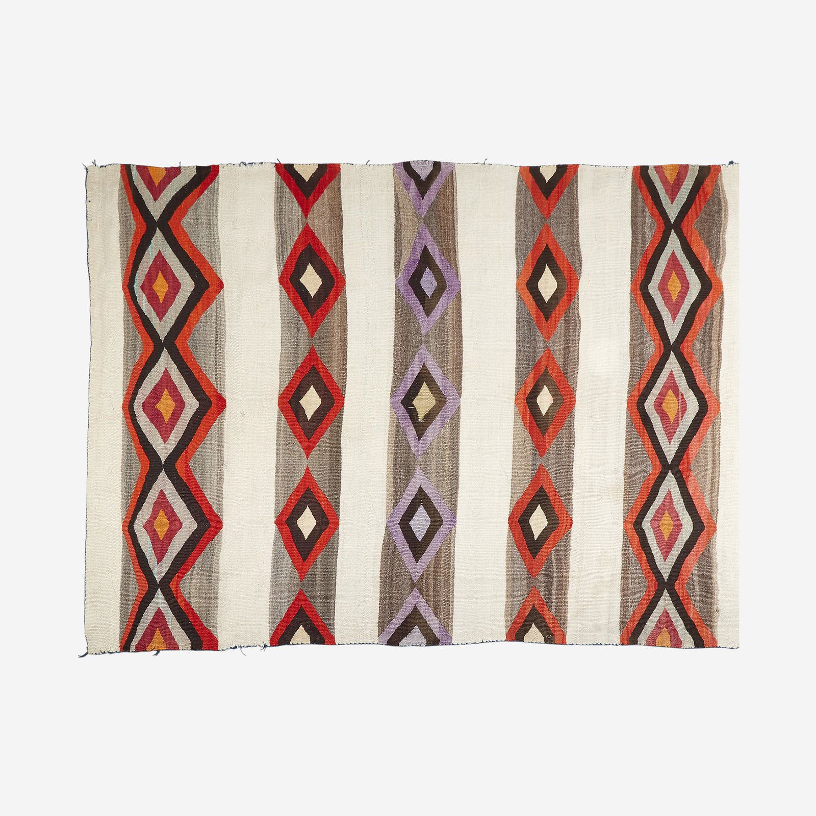 A large Navajo Germantown woven blanket, Late 19th (1 of 1)