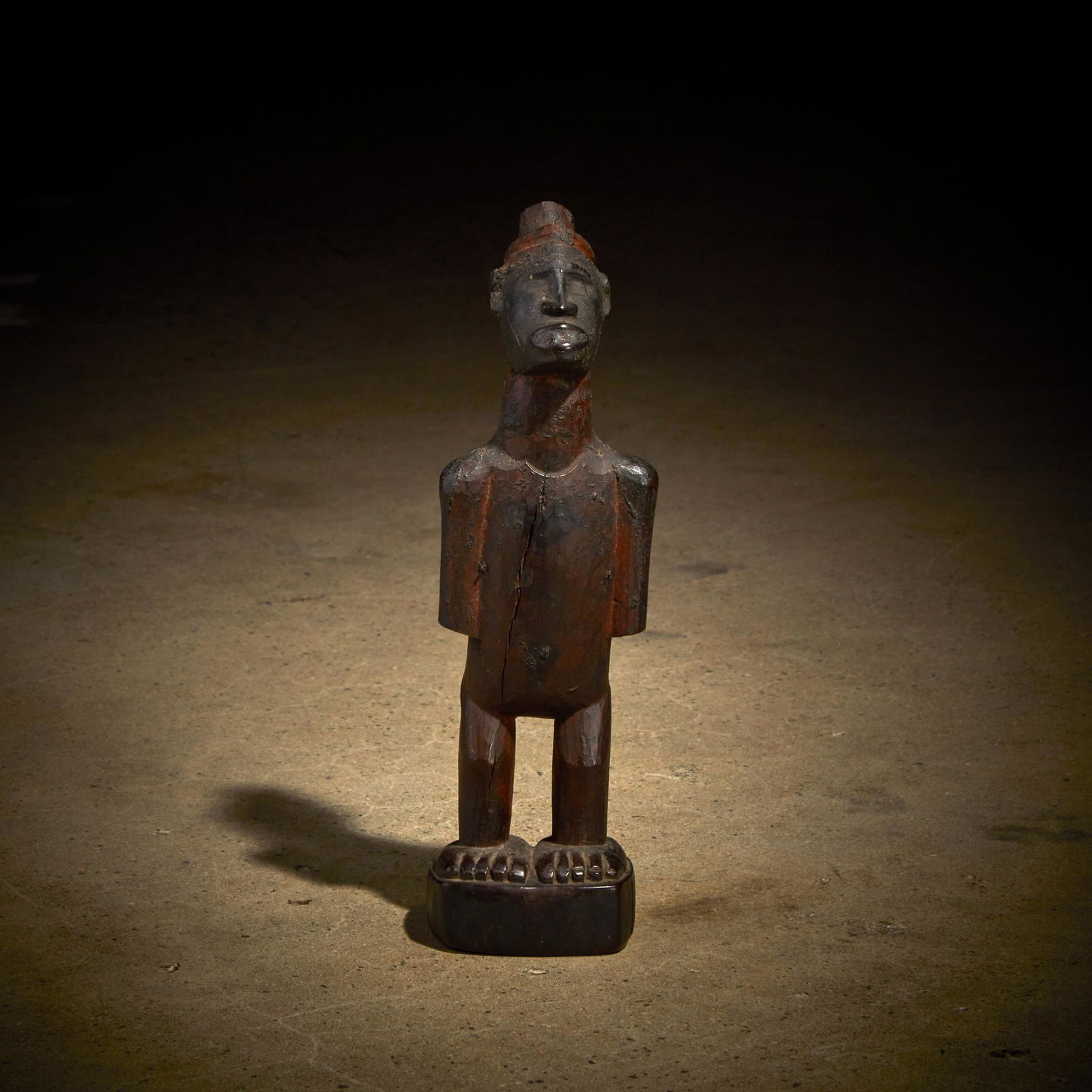 A Kongo power figure, nkisi, Democratic Republic of (1 of 3)