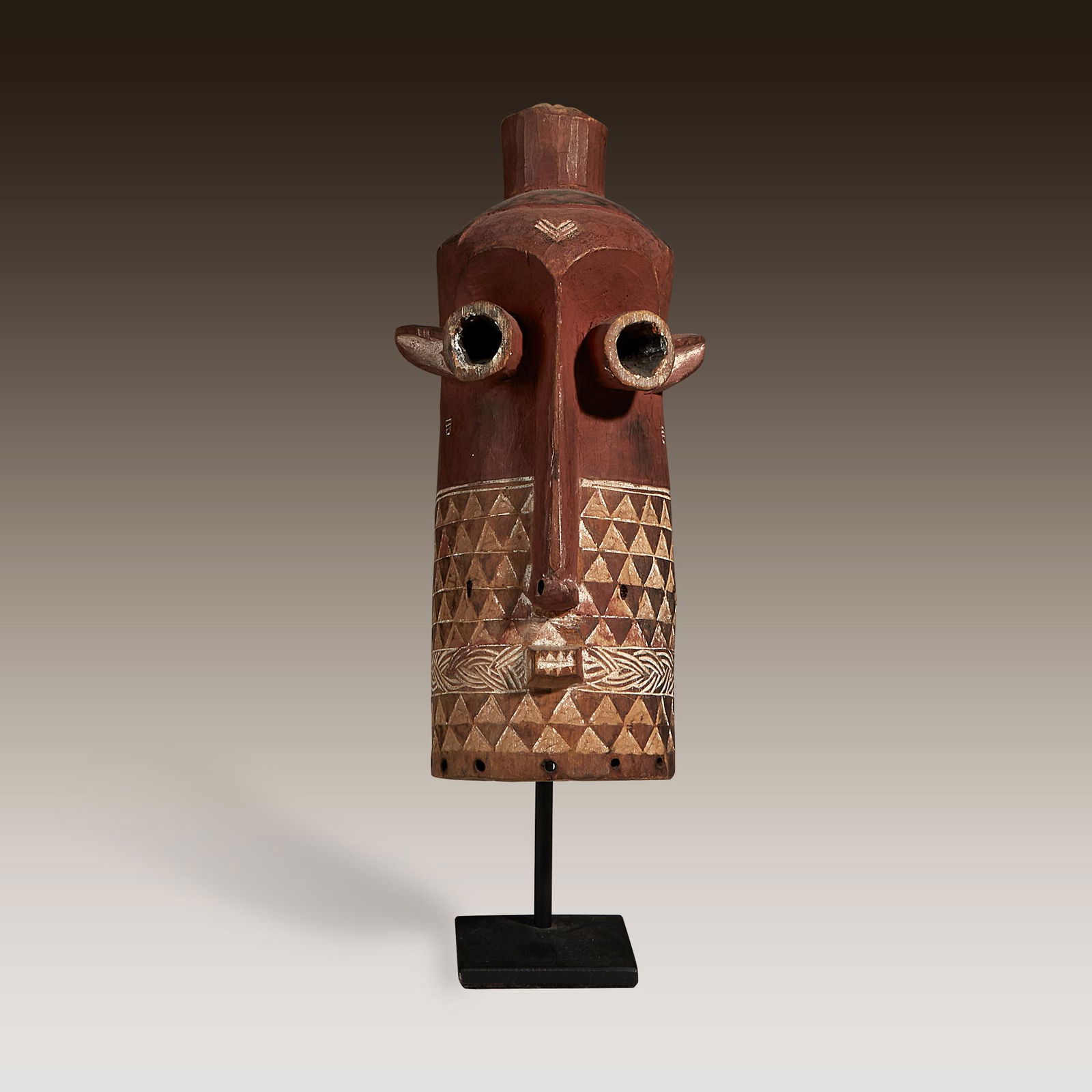 A Pende mask, Phumbu a Mfunu, Democratic Republic of (1 of 2)