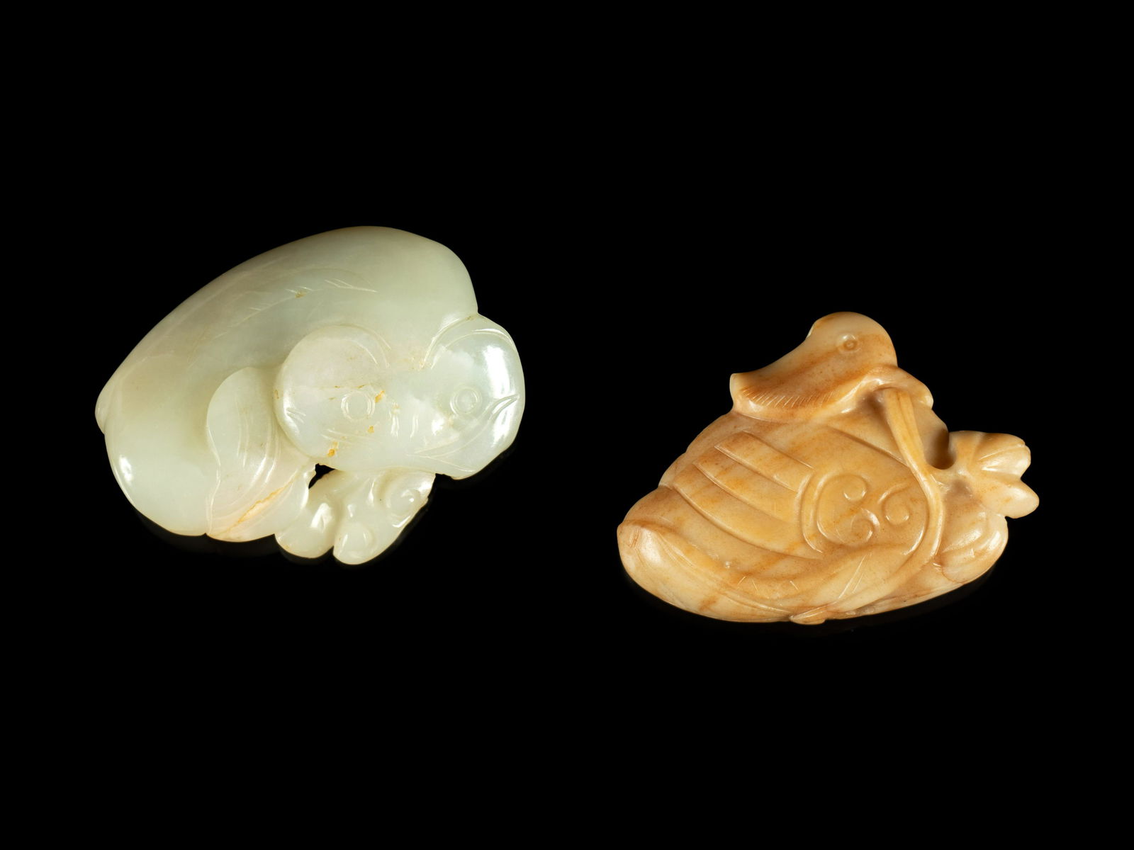Two Jade Animal-Form Carvings (1 of 3)