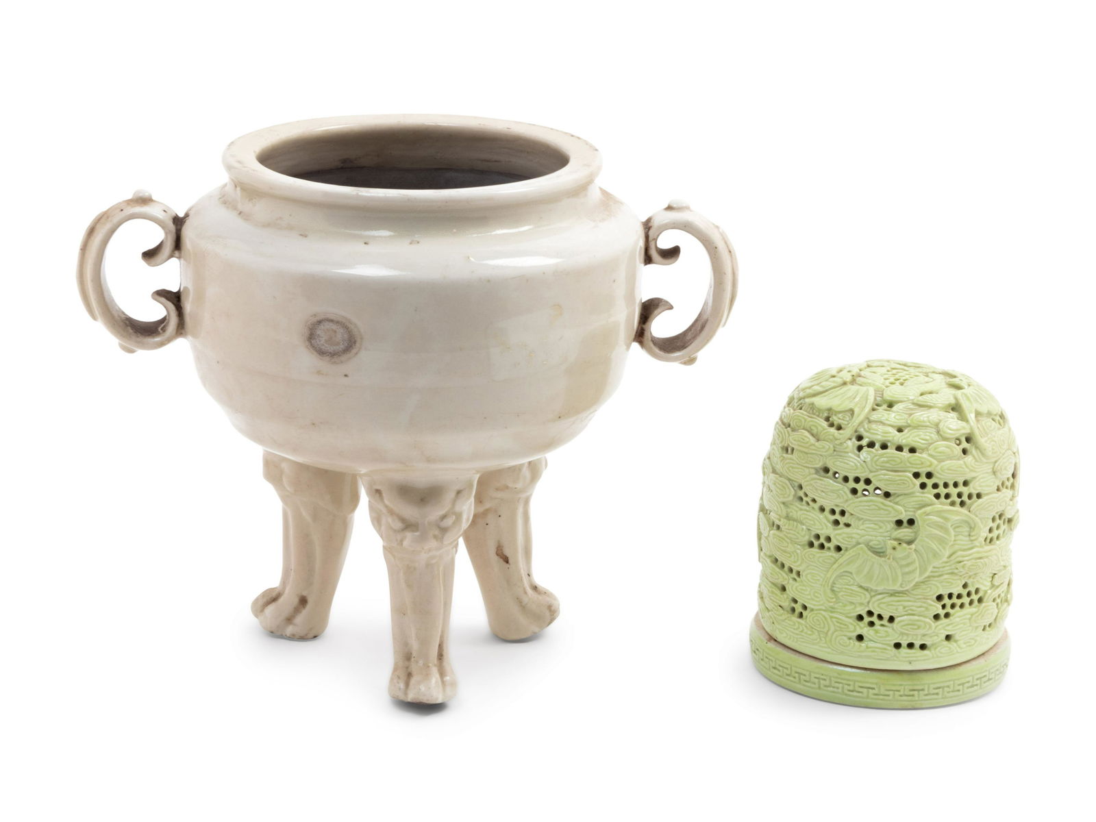 Two Porcelain Scholar's Objects (1 of 3)