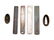 Six Mixed Metal Sword Fittings - 2