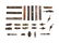 Twenty-Seven Mixed Metal Sword Fittings