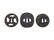 Ten Inlaid Tsuba - 2