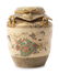 A Satsuma Porcelain Imitating Furoshiki Vase and Cover