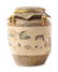 A Satsuma Porcelain Imitating Furoshiki Vase and Cover - 2