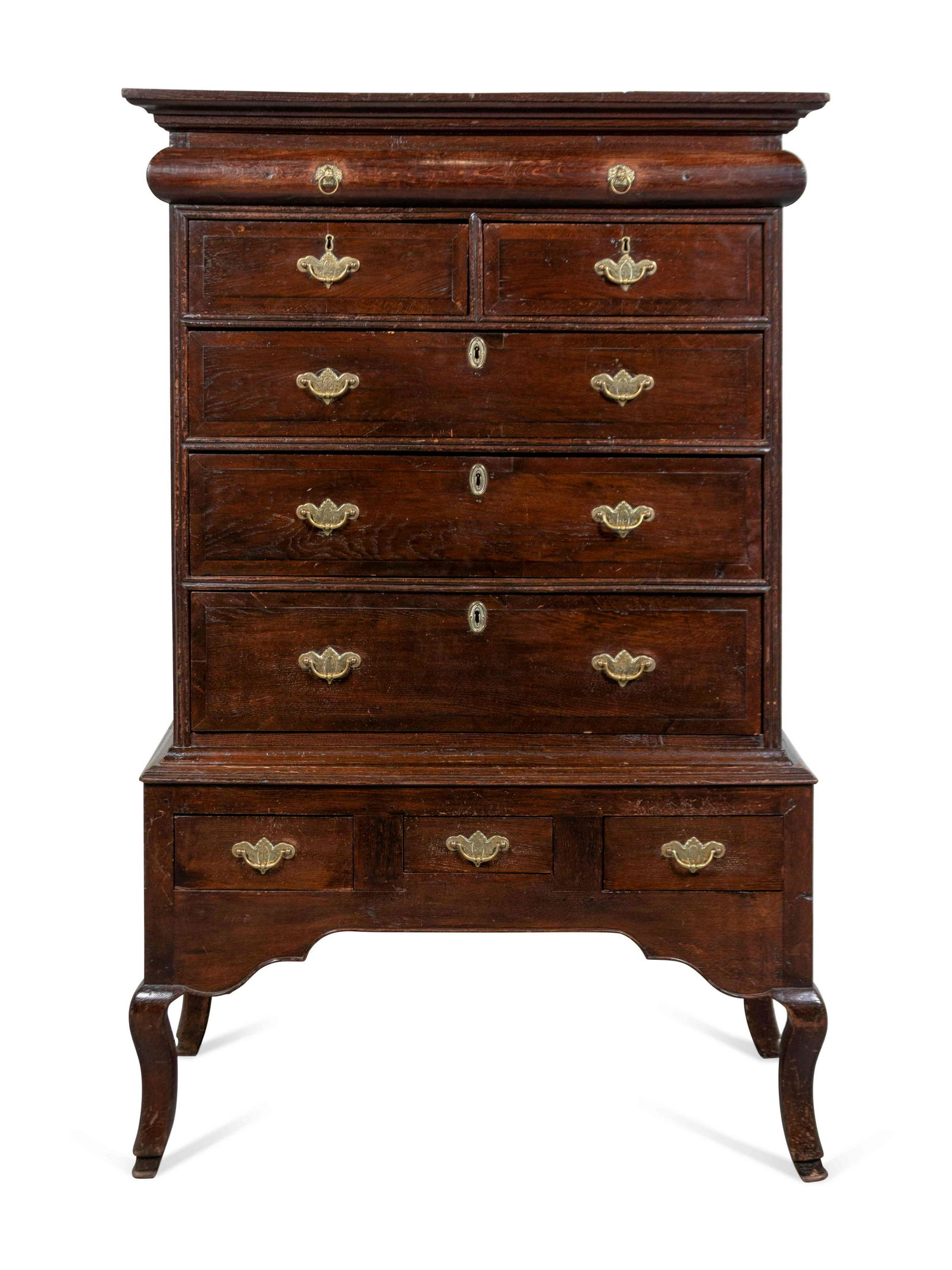 A George II Style Oak Chest on Stand Height 64 x width (1 of 3)
