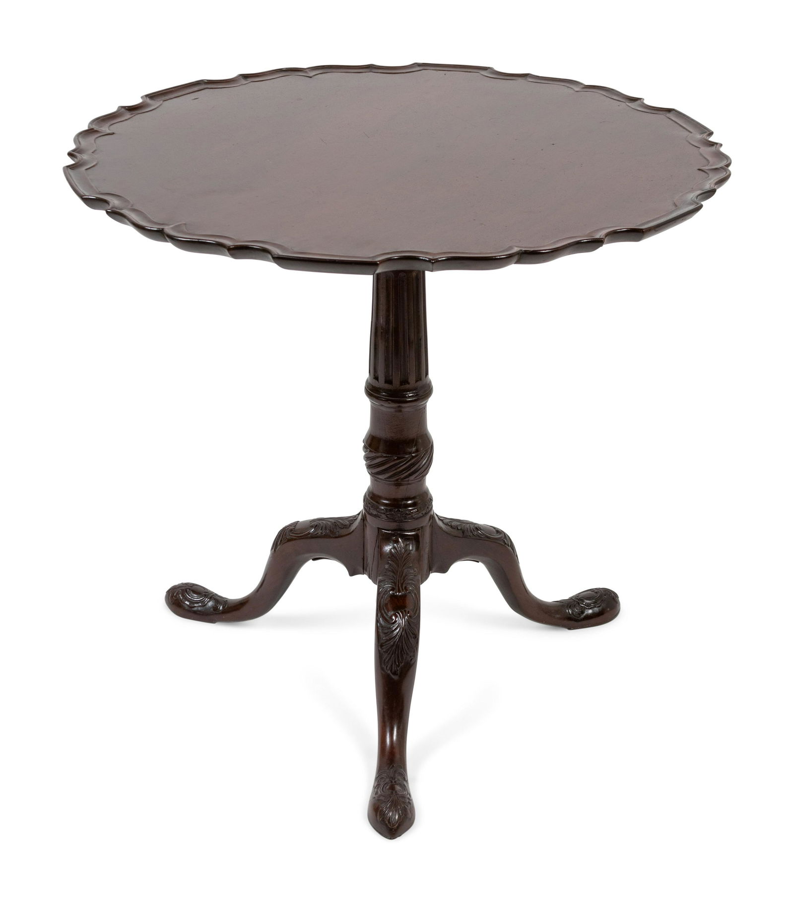 A George III Style Mahogany Tilt-Top Table Height 27 (1 of 1)