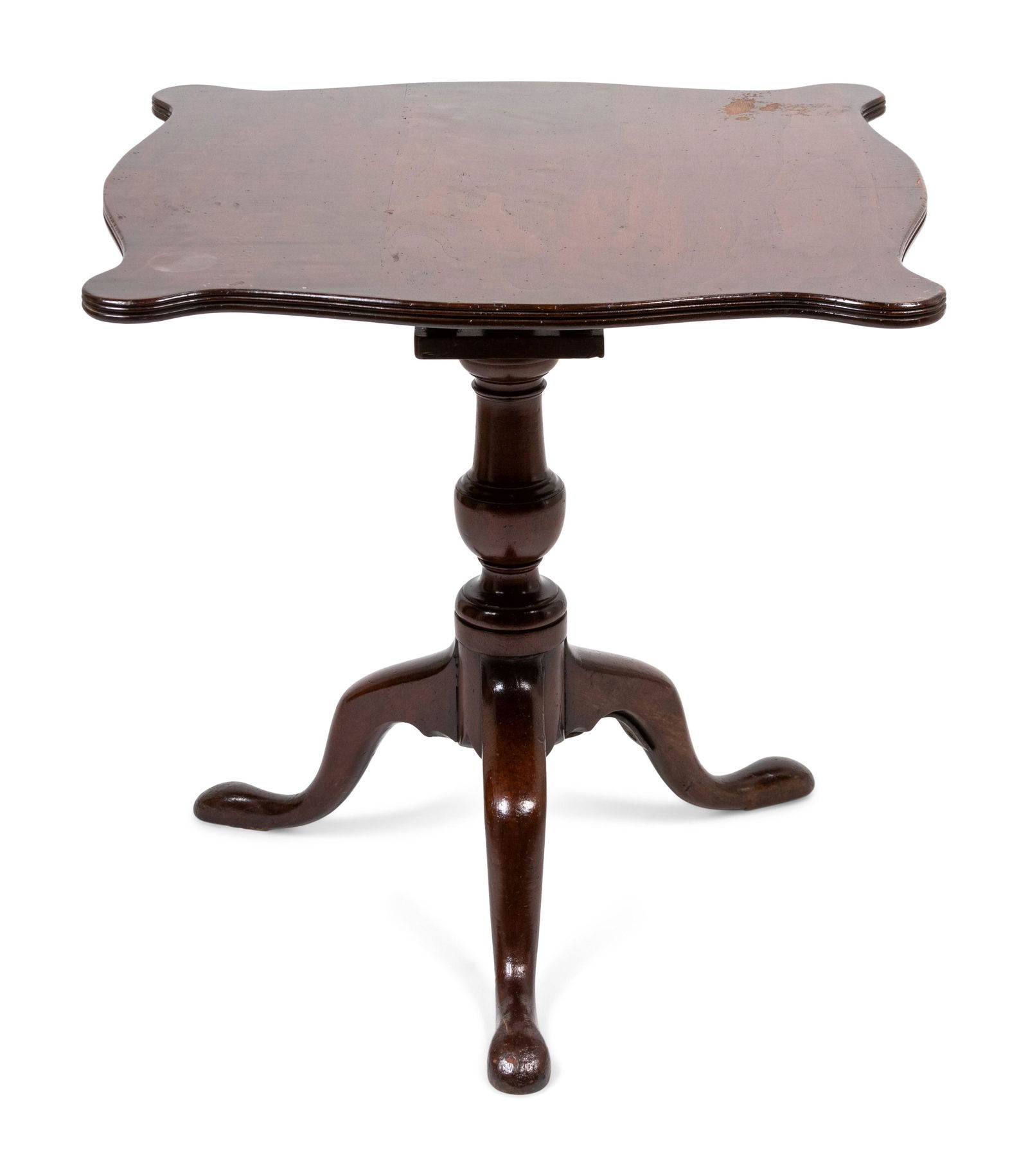 A George III Mahogany Handkerchief Tilt-Top Birdcage (1 of 1)