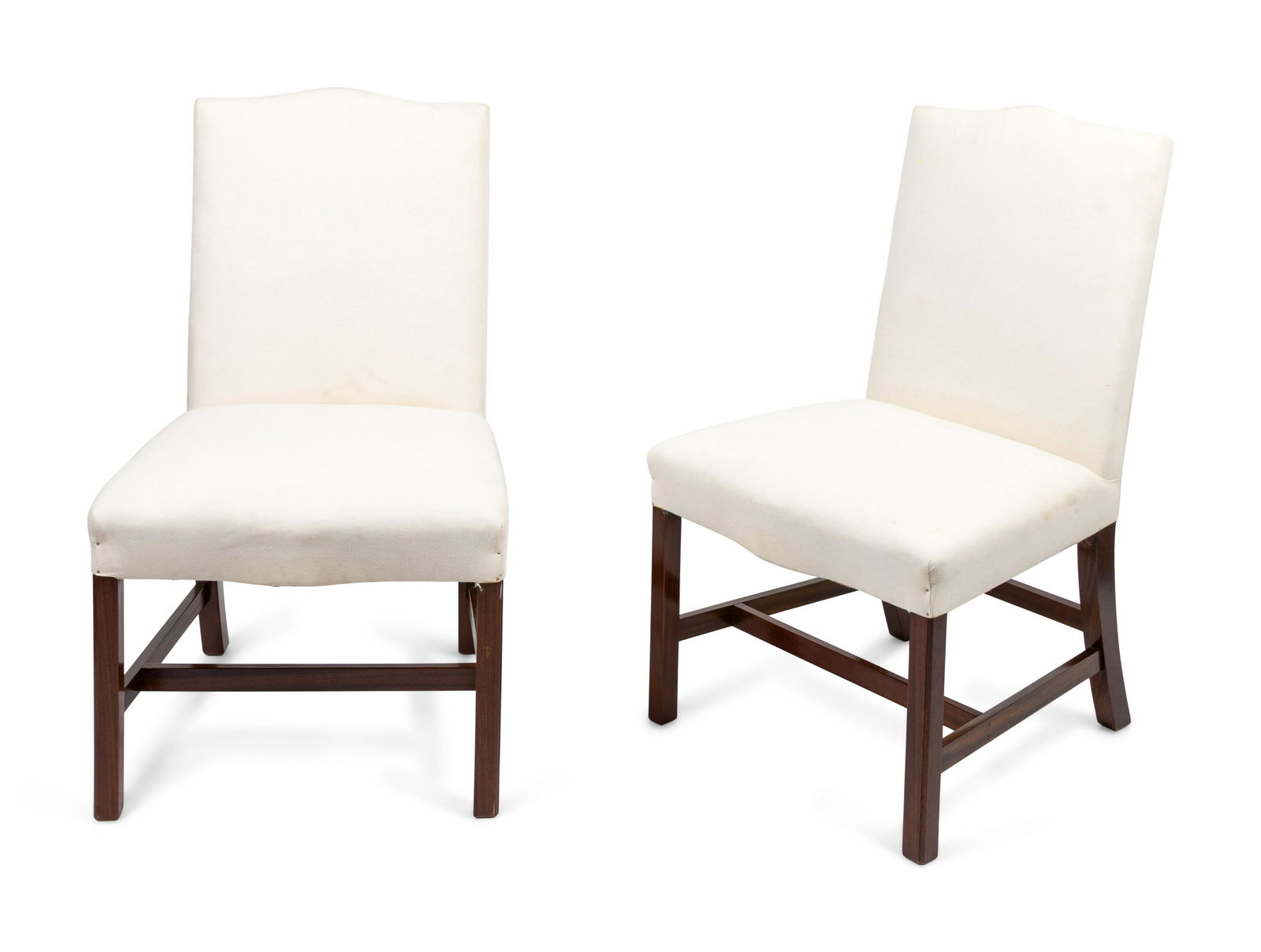 A Pair of George III Style Mahogany Side Chairs Height (1 of 1)