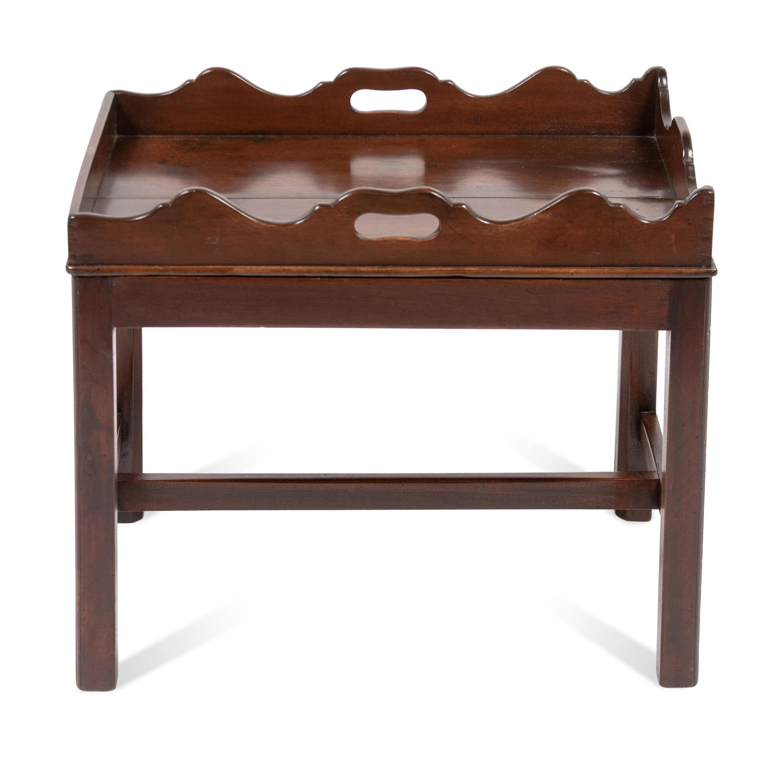 A Georgian Style Butler's Tray on a Later Stand Height (1 of 2)