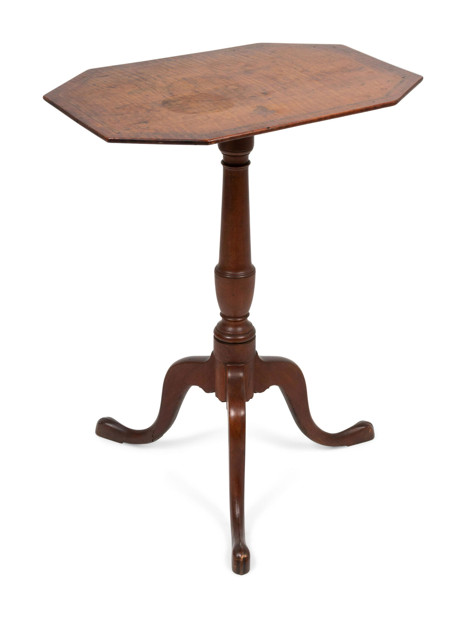 A Federal Maple Candle Stand Height 27 1/2 x width 21 (1 of 1)