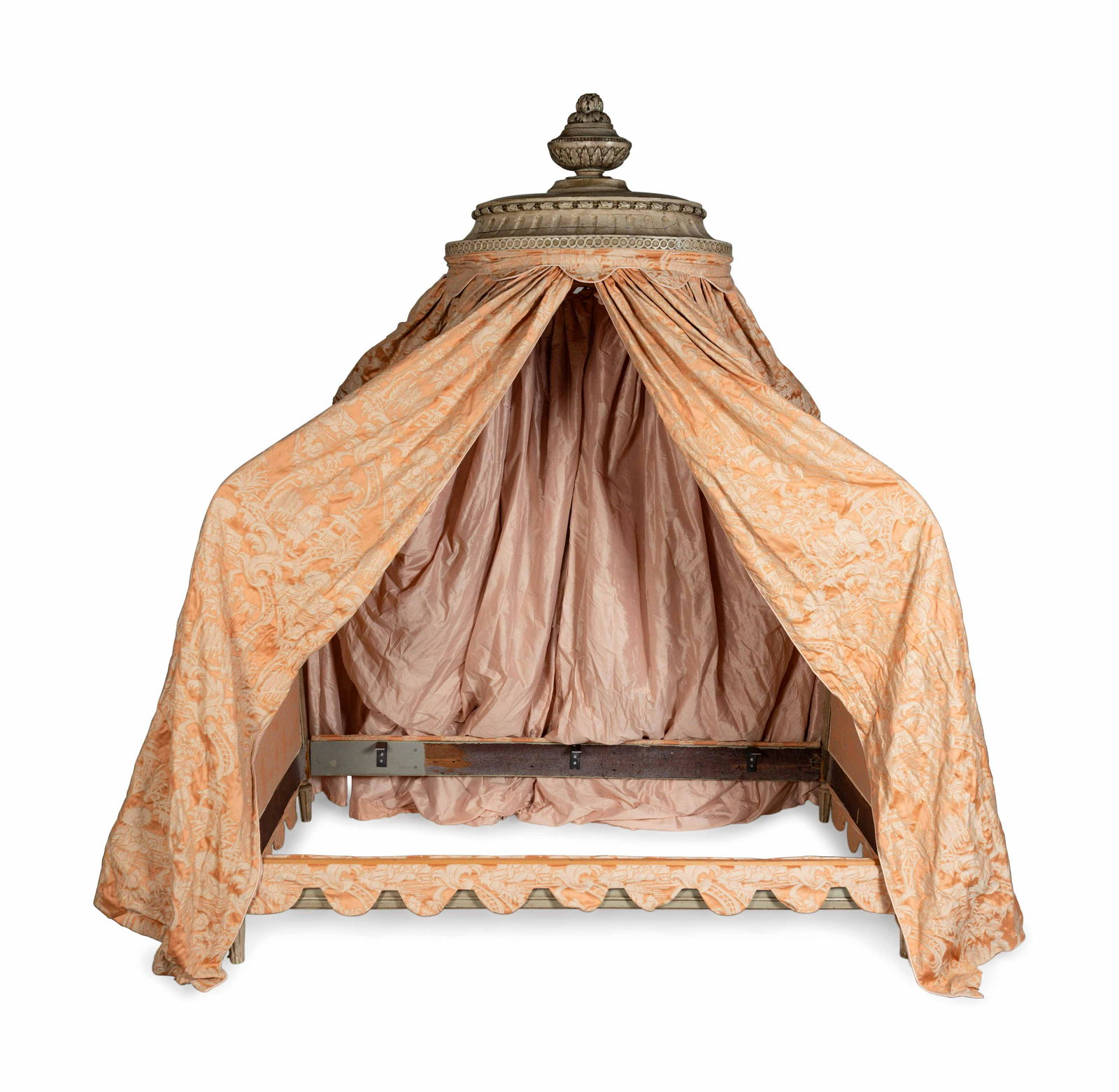 A Louis XVI Style Grey-Painted Lit a la Polonaise (1 of 2)