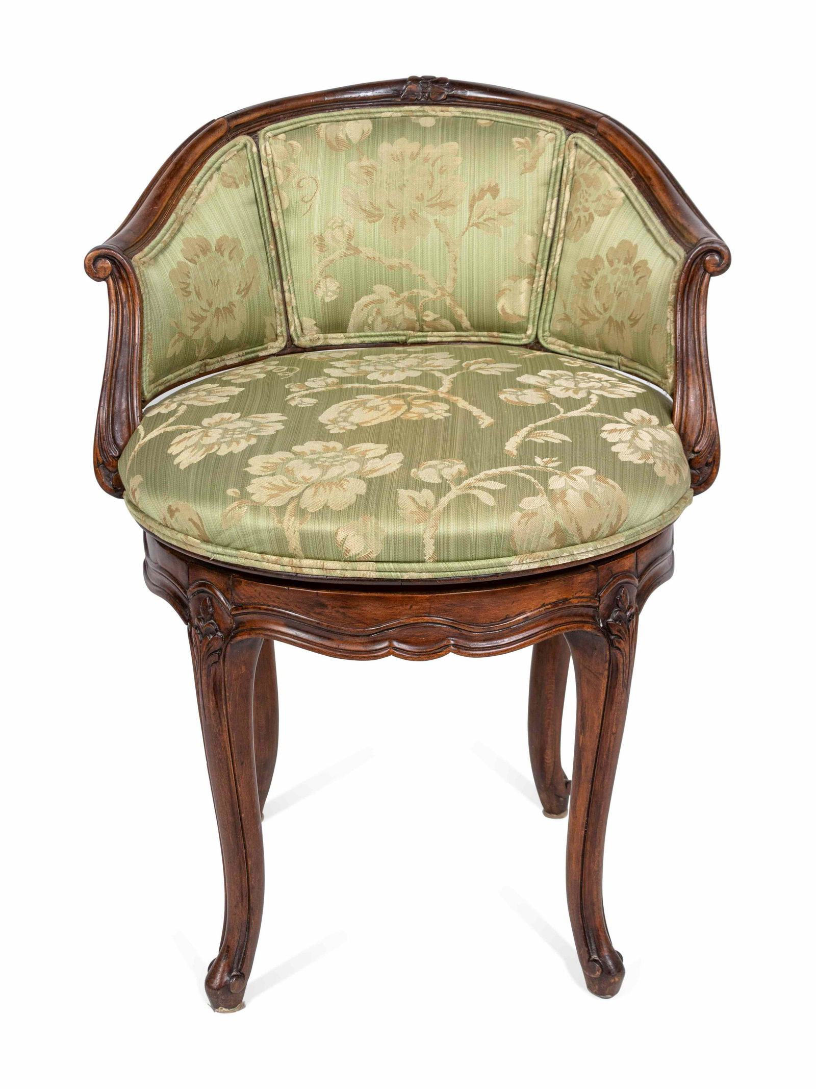 A Louis XV Style Dressing Chair Height 27 1/2 x width (1 of 2)