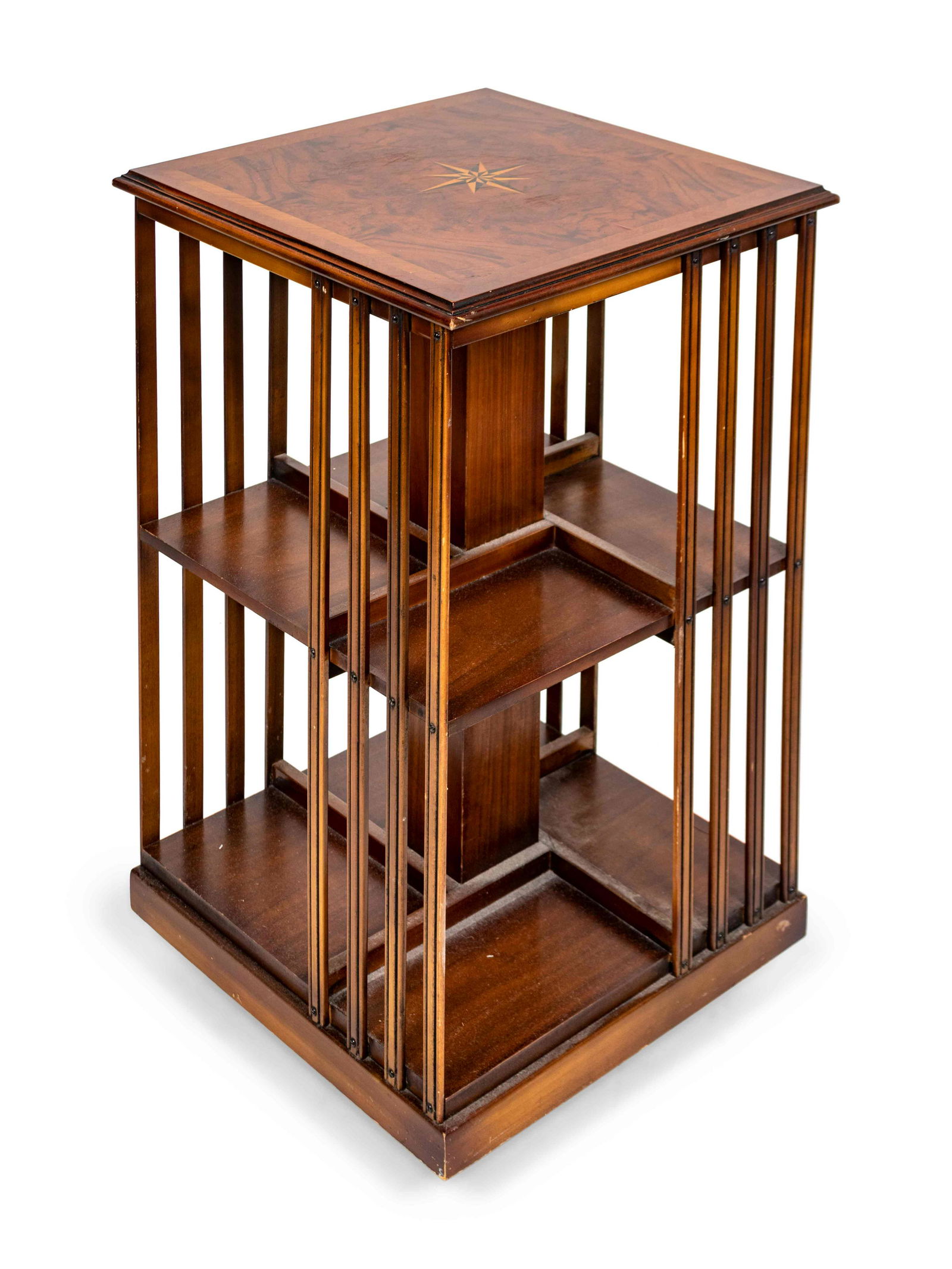 A Georgian Style Mahogany Revolving Bookcase Height 31 (1 of 2)