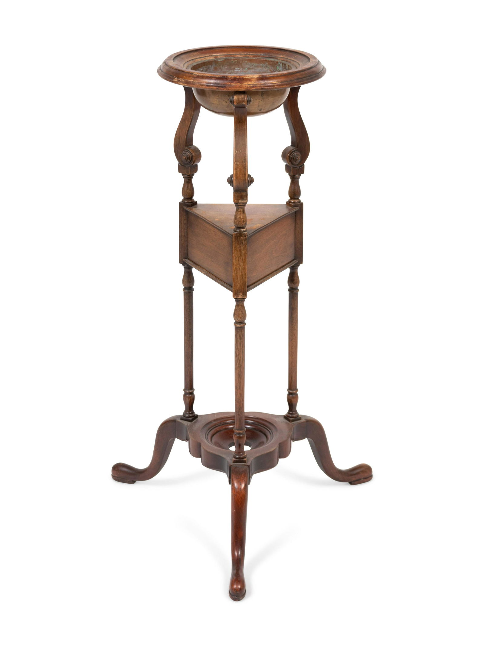 A Georgian Style Plant Stand Height 32 1/4 x width of (1 of 1)