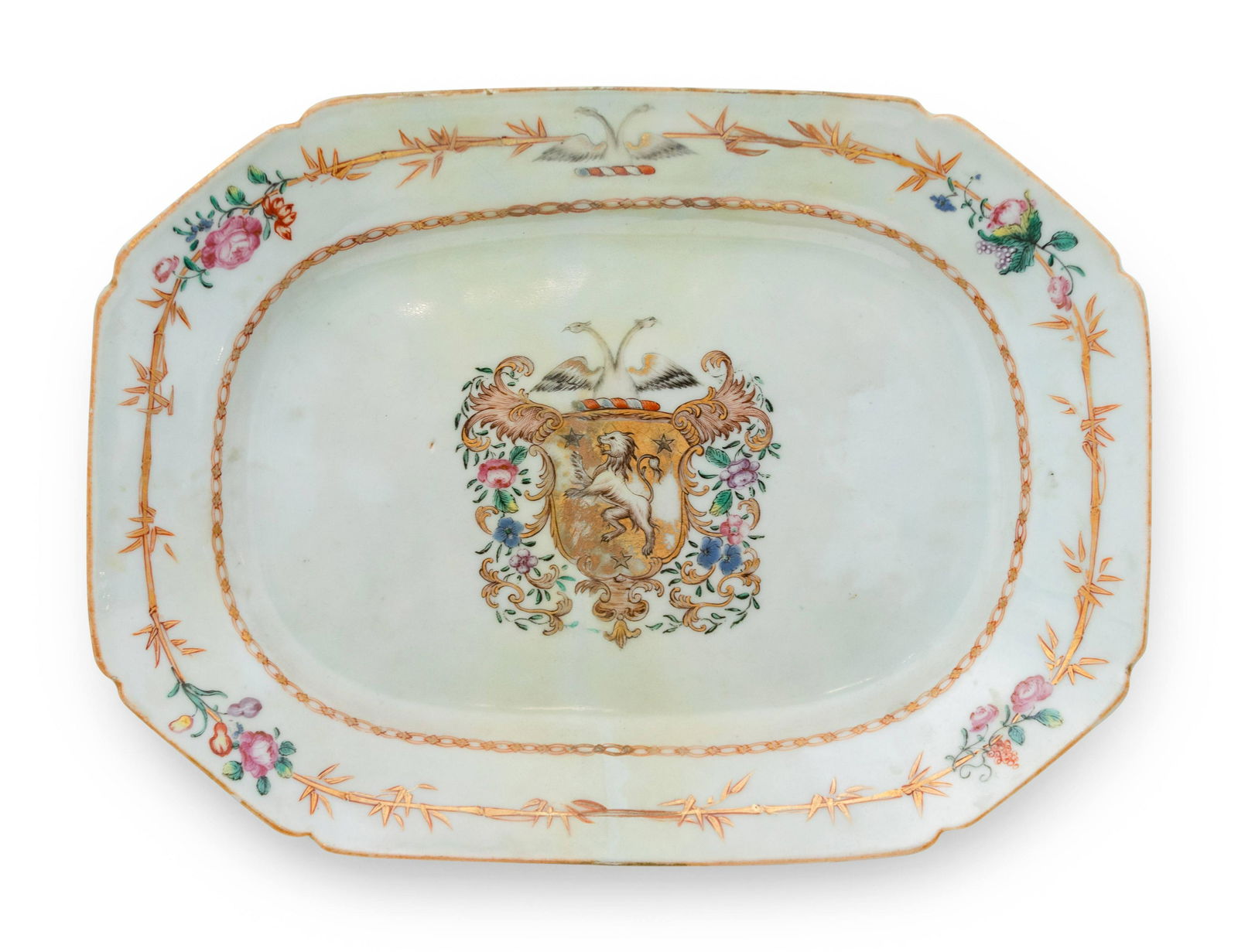 Chinese Export Armorial Porcelain Small Platter Width (1 of 1)