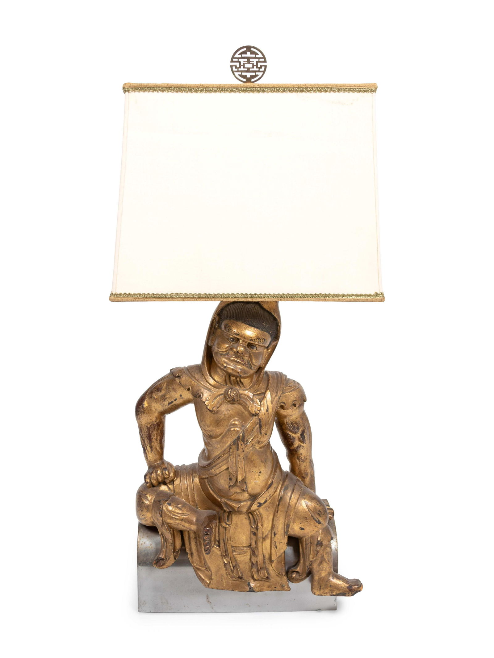 A Southeast Asian Style Figure Mounted as a Lamp Height (1 of 3)