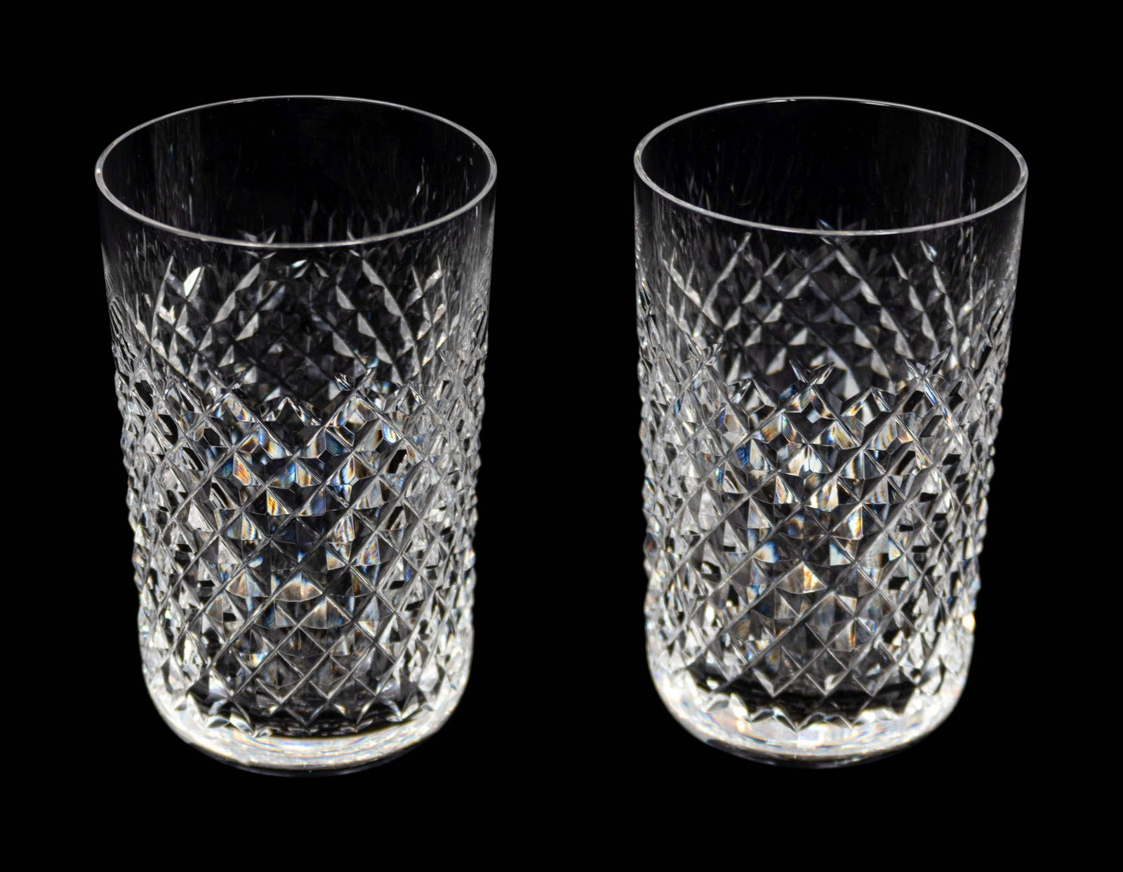 Assembled Cut Glass Drinkware Height of taller glasses (1 of 1)